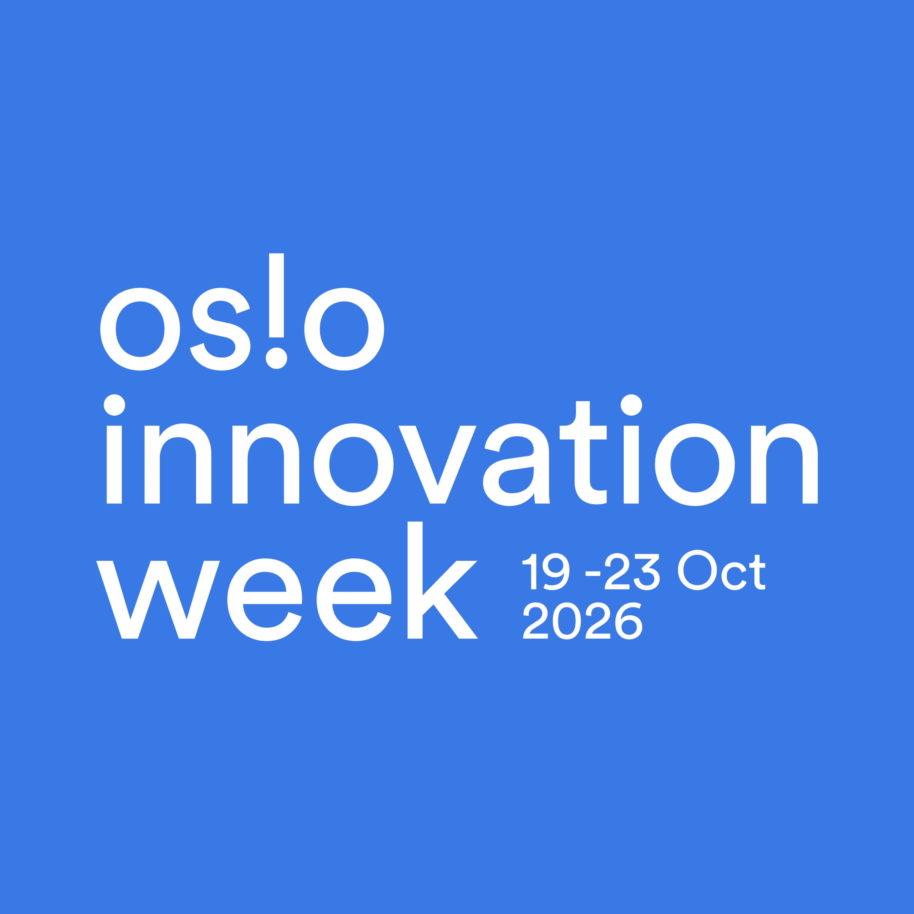 Oslo Innovation Week