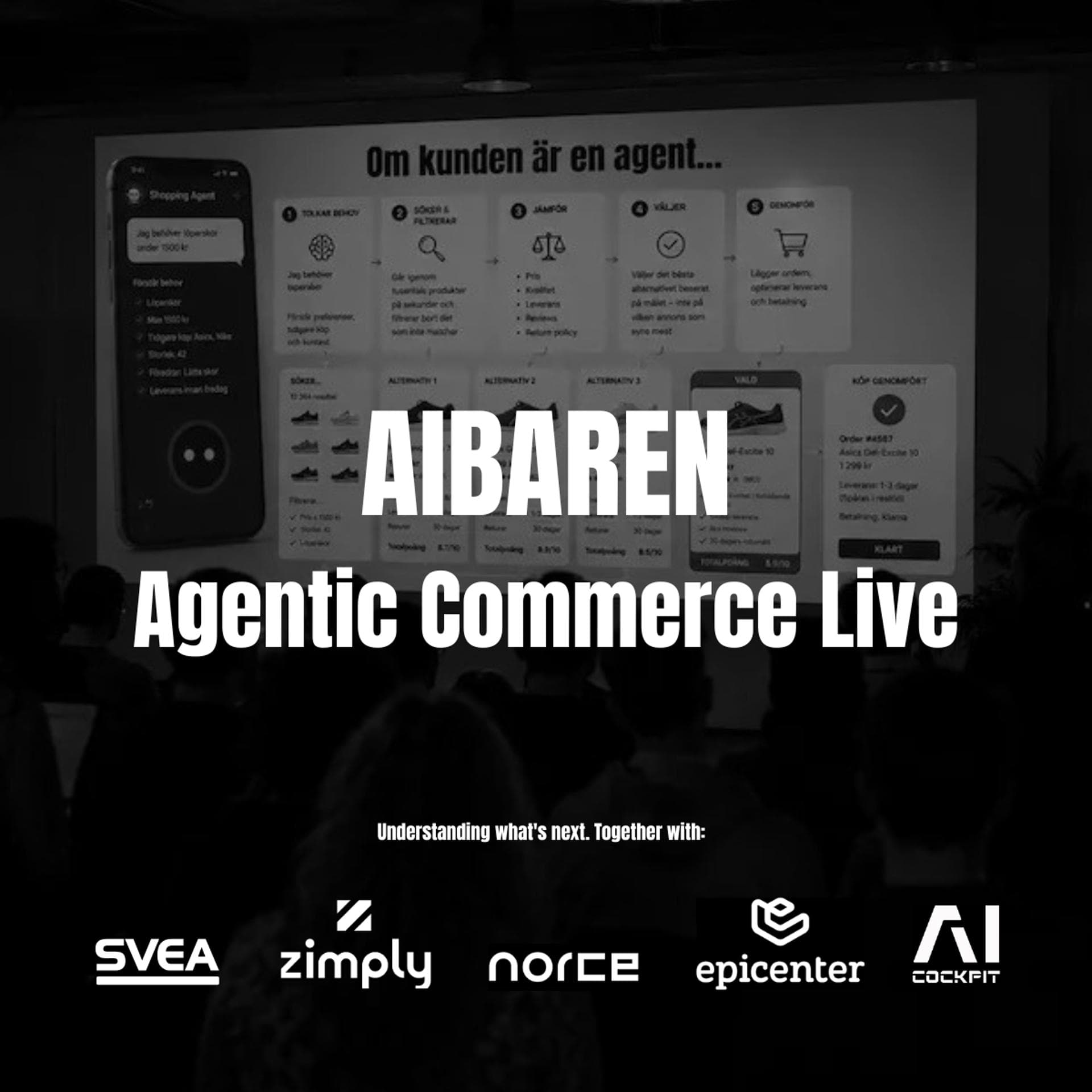 Agentic Commerce live: AI BAREN Stockholm