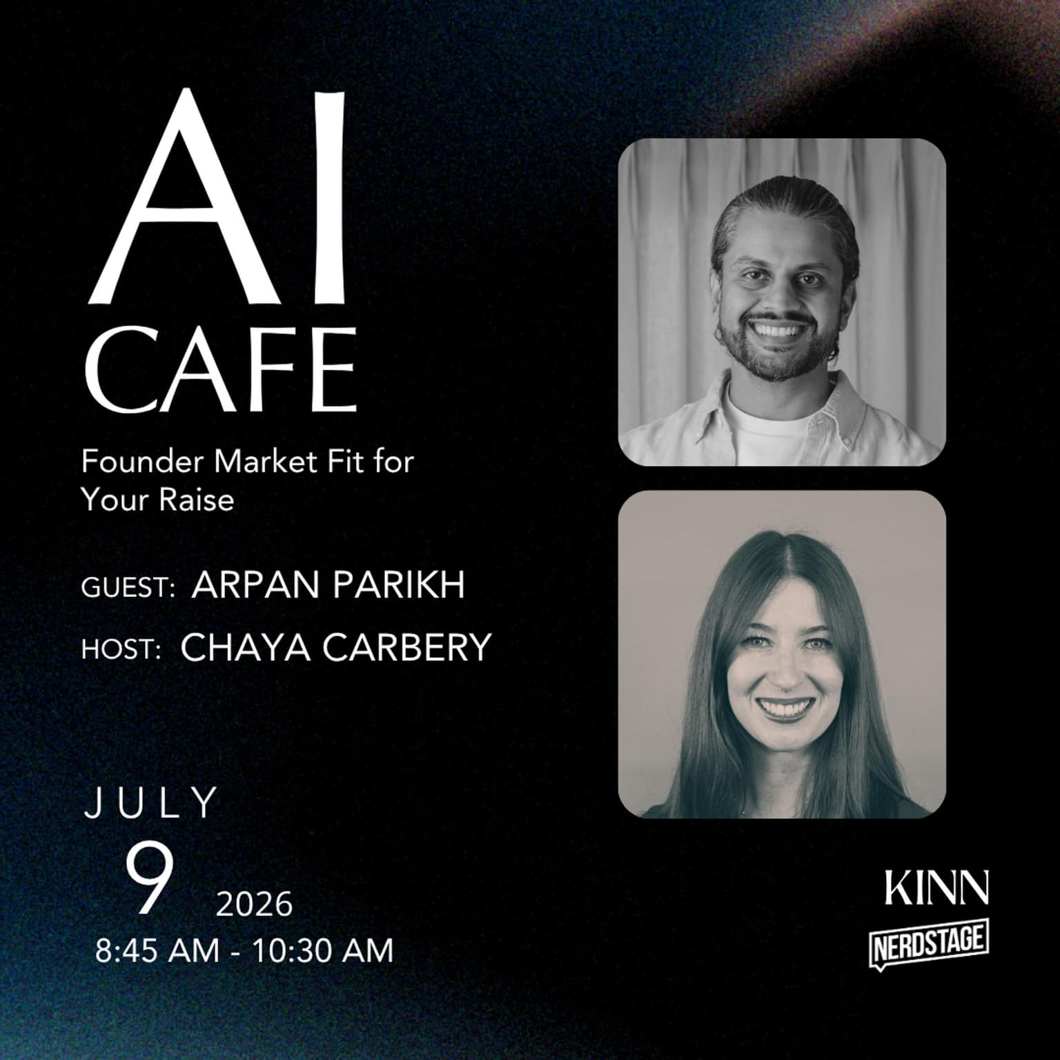 AI Cafe: Founder Market Fit For Your Raise