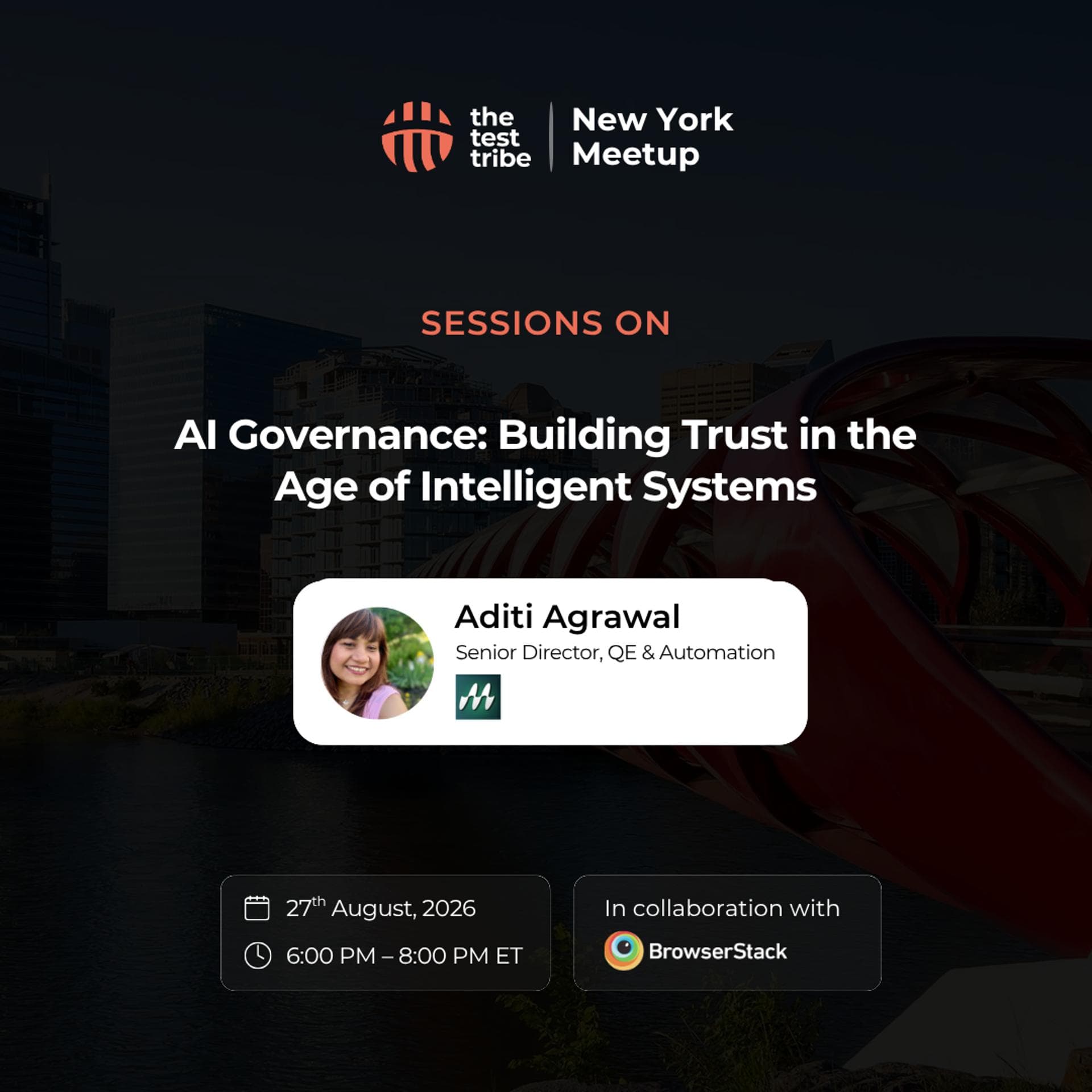 AI Governance – Building Trust in the Age of Intelligent Systems | 9th New York QA Meetup