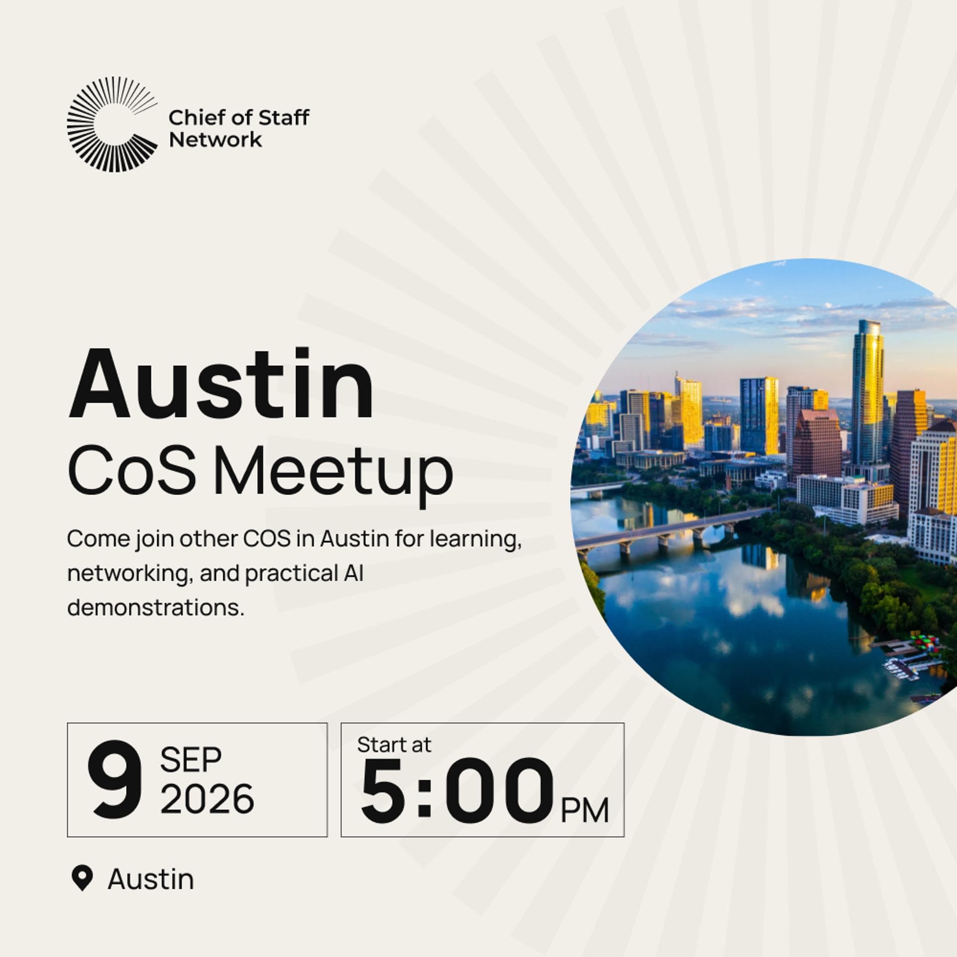 Austin Chief of Staff Meetup: AI Demo Night