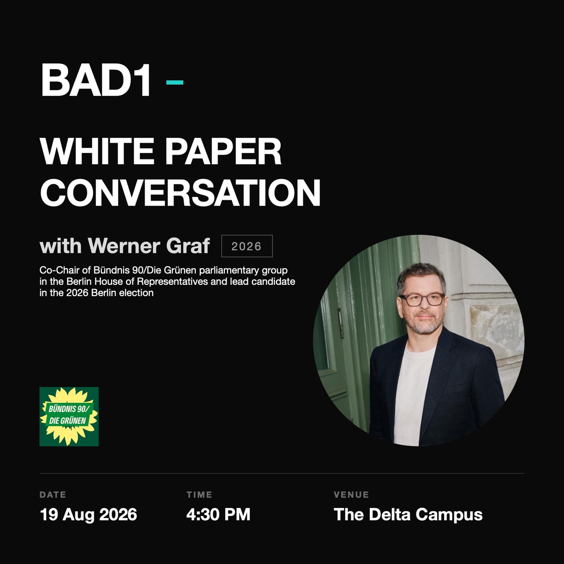 BAD1 & Werner Graf (Die Grünen): Shaping the Future of Berlin's Startup Ecosystem