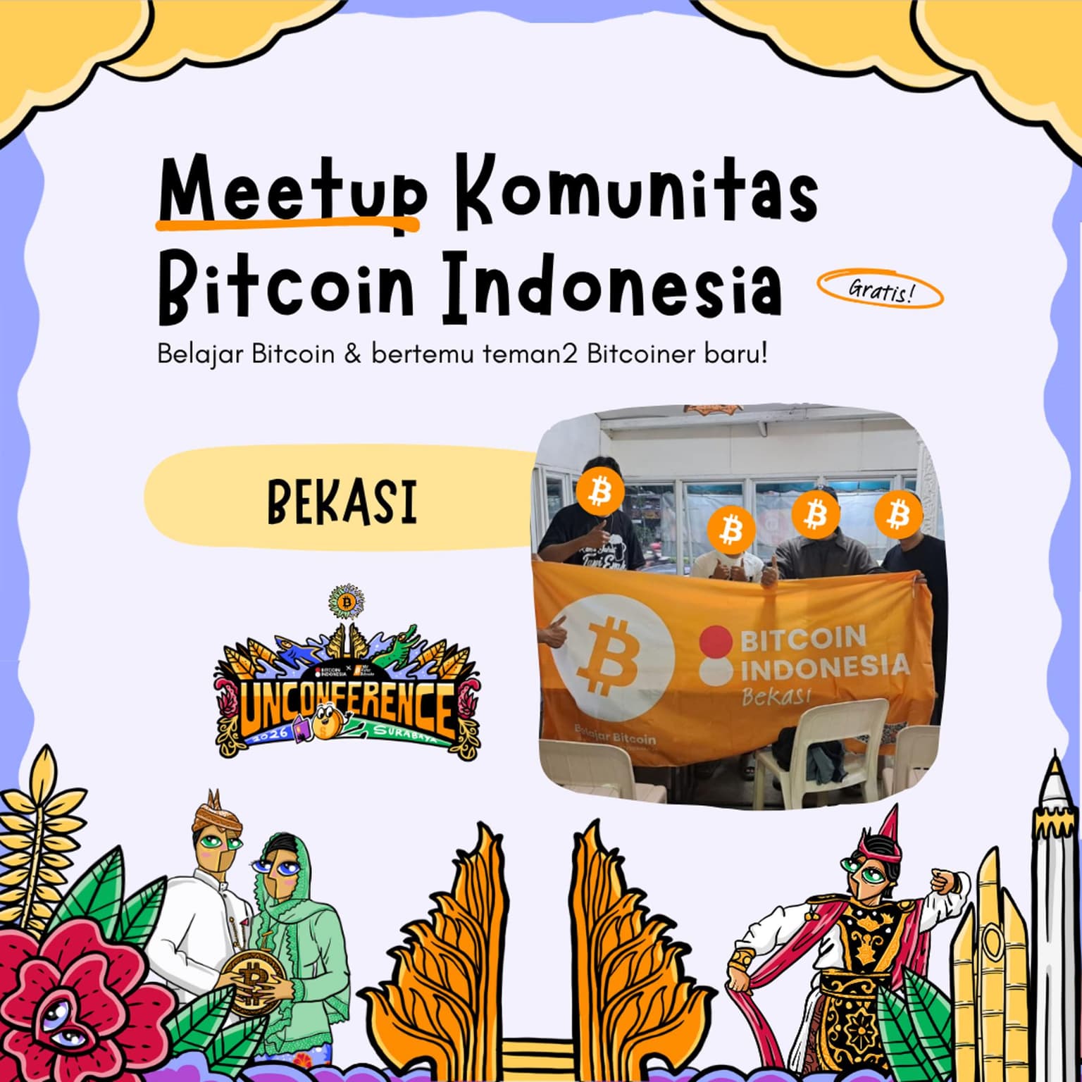 Bitcoin Indonesia Community Meetup Bekasi 16 Agustus 2026