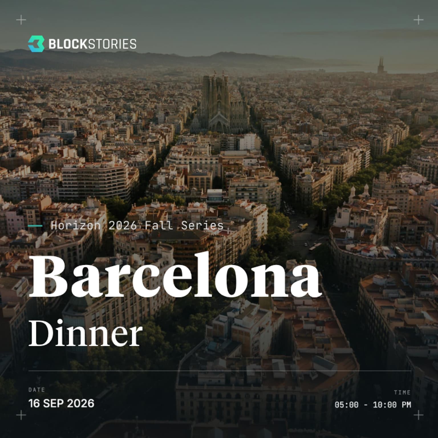 Blockstories Horizon 2026: Barcelona Dinner 🇪🇸