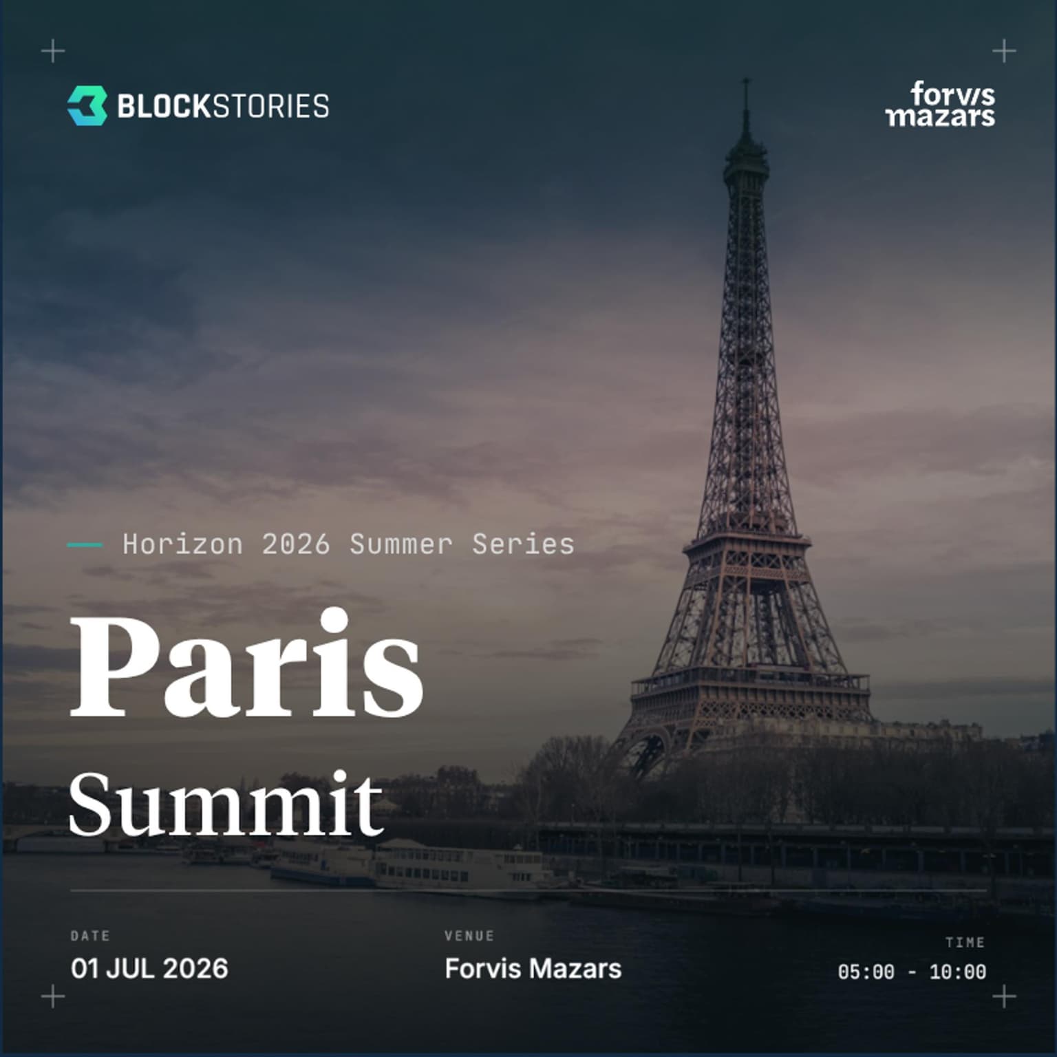 Blockstories Horizon 2026: Paris Summit 🇫🇷