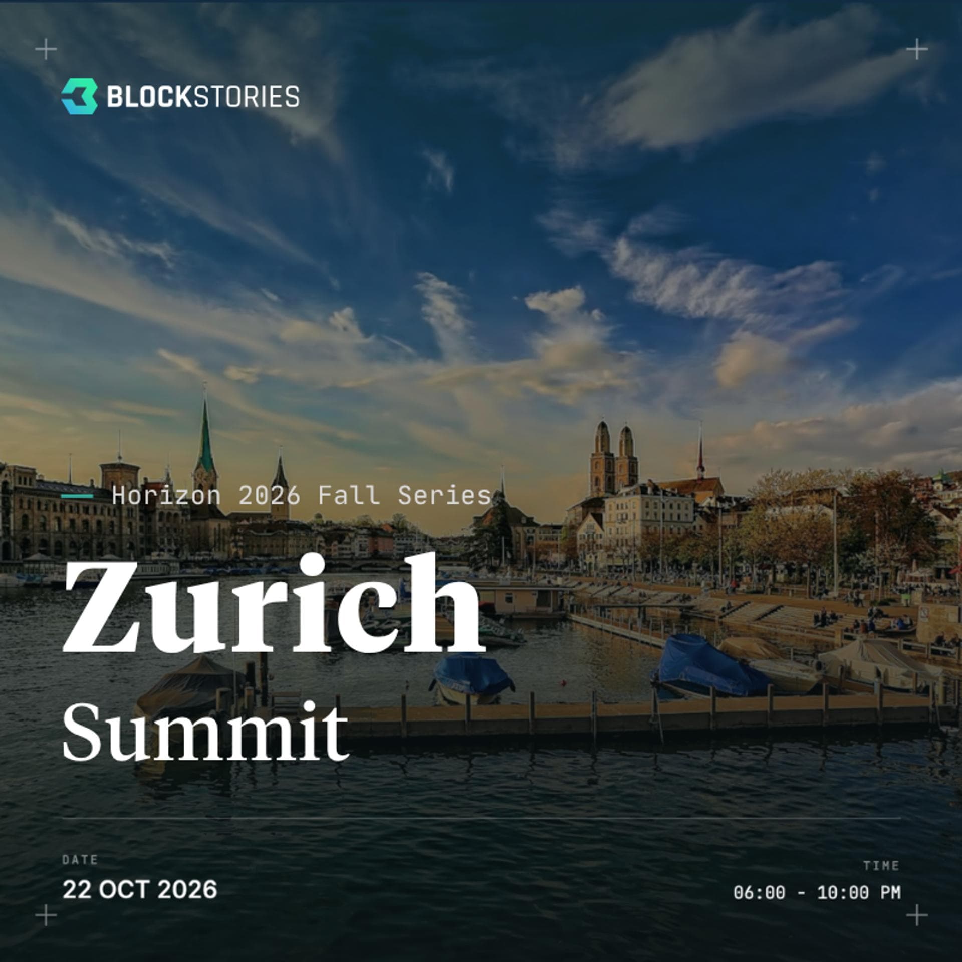 Blockstories Horizon 2026: Zurich Summit 🇨🇭