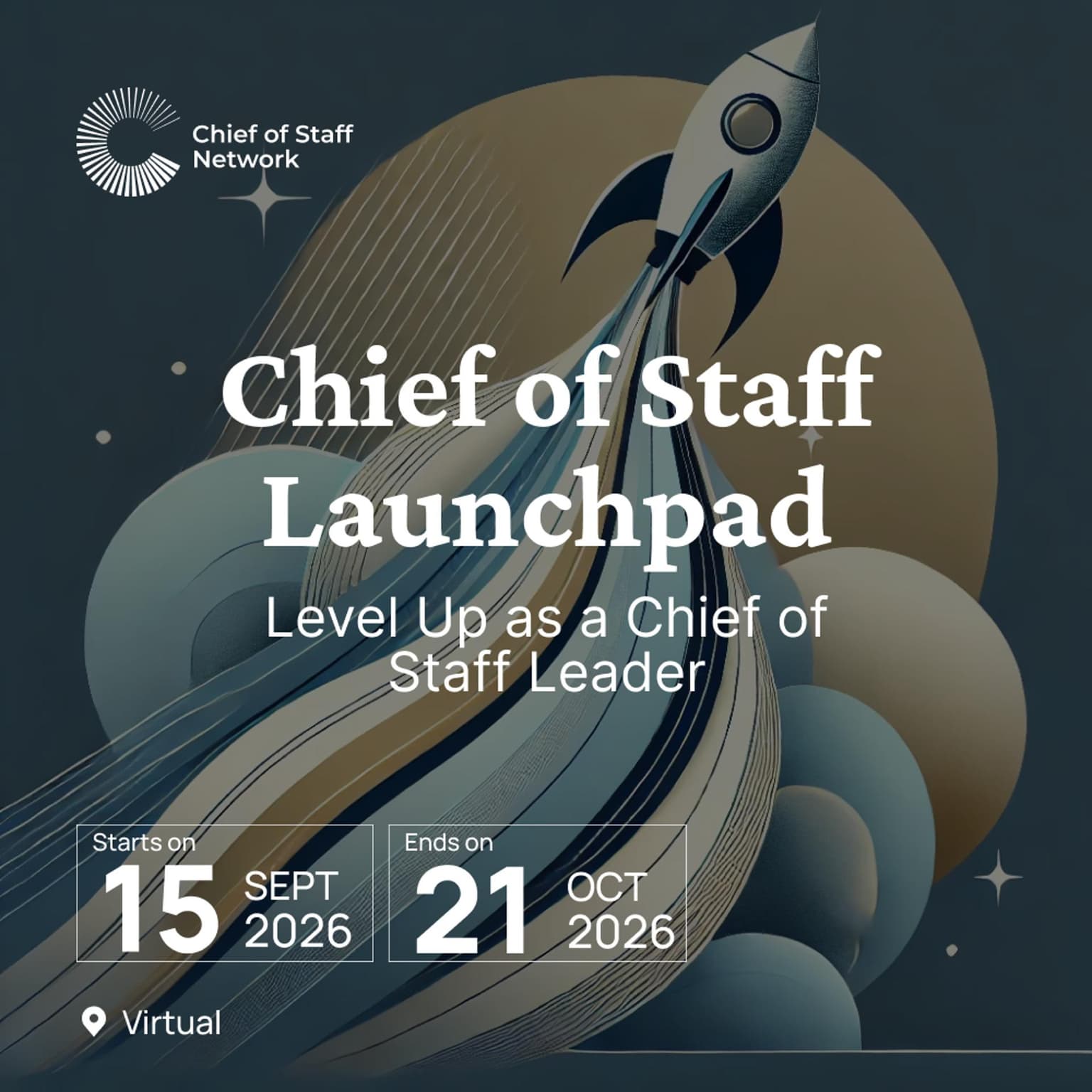 Chief of Staff Launchpad (Sept 15- Oct 21)