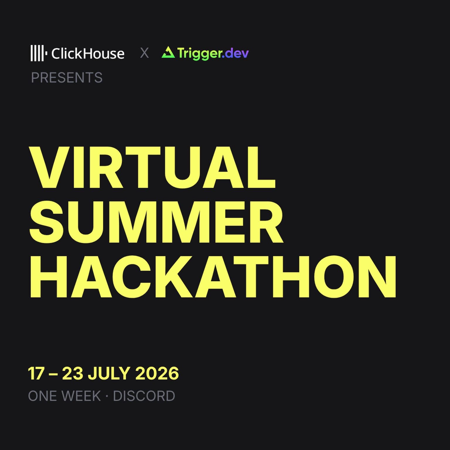 ClickHouse & Trigger.dev Virtual Summer Hackathon 2026