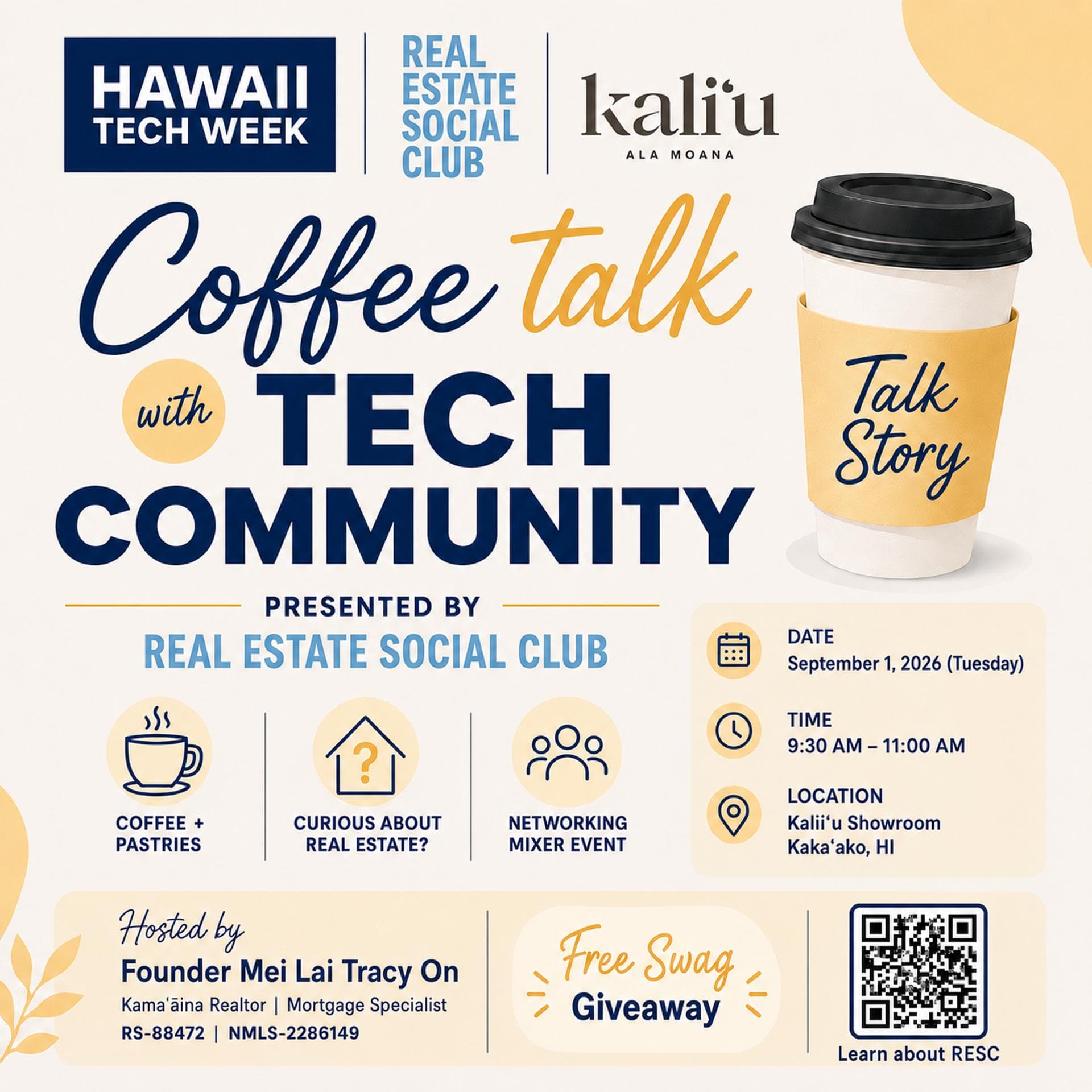 Coffee Talk: Tech Community x Real Estate Social Club
