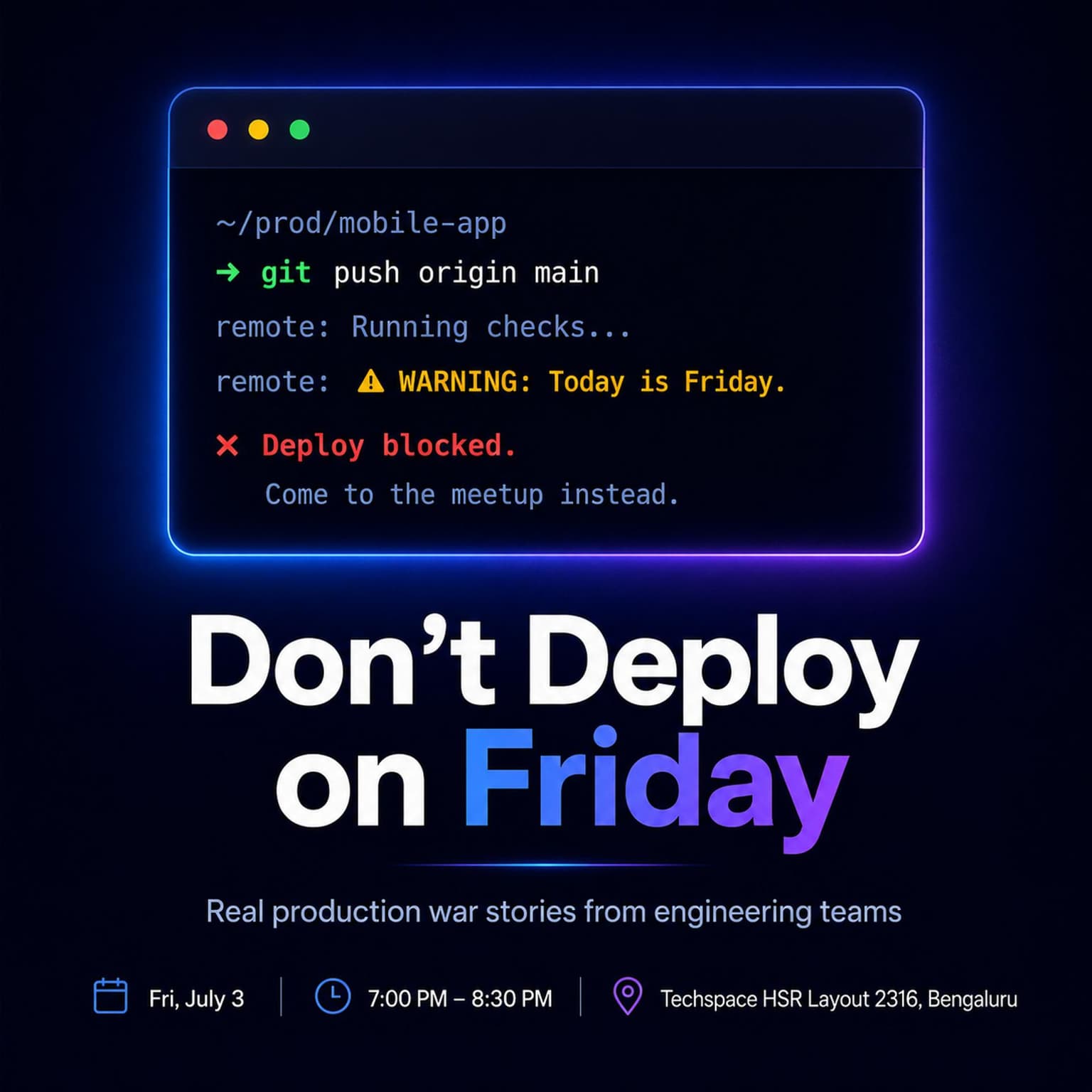 Don't Deploy on Friday