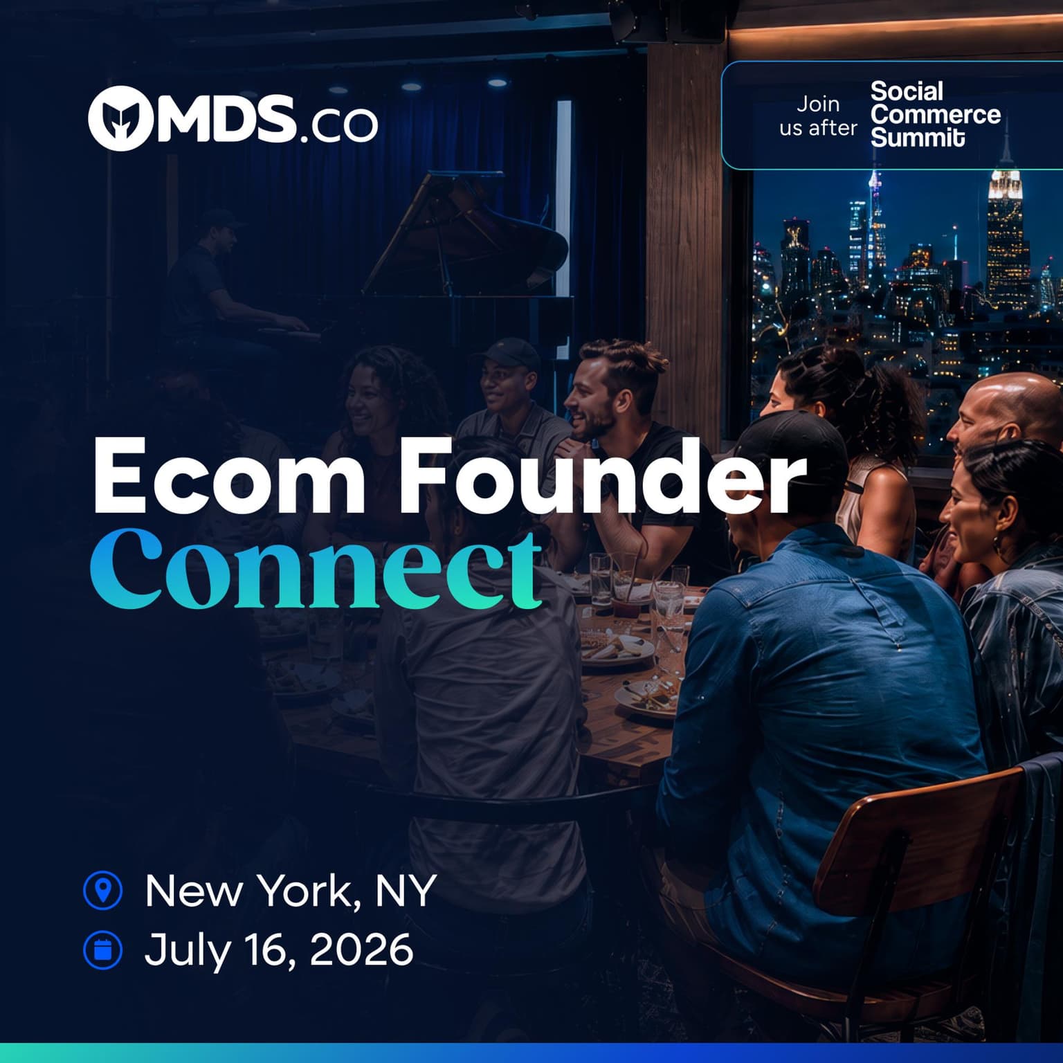 Ecom Founder Connect Dinner NY