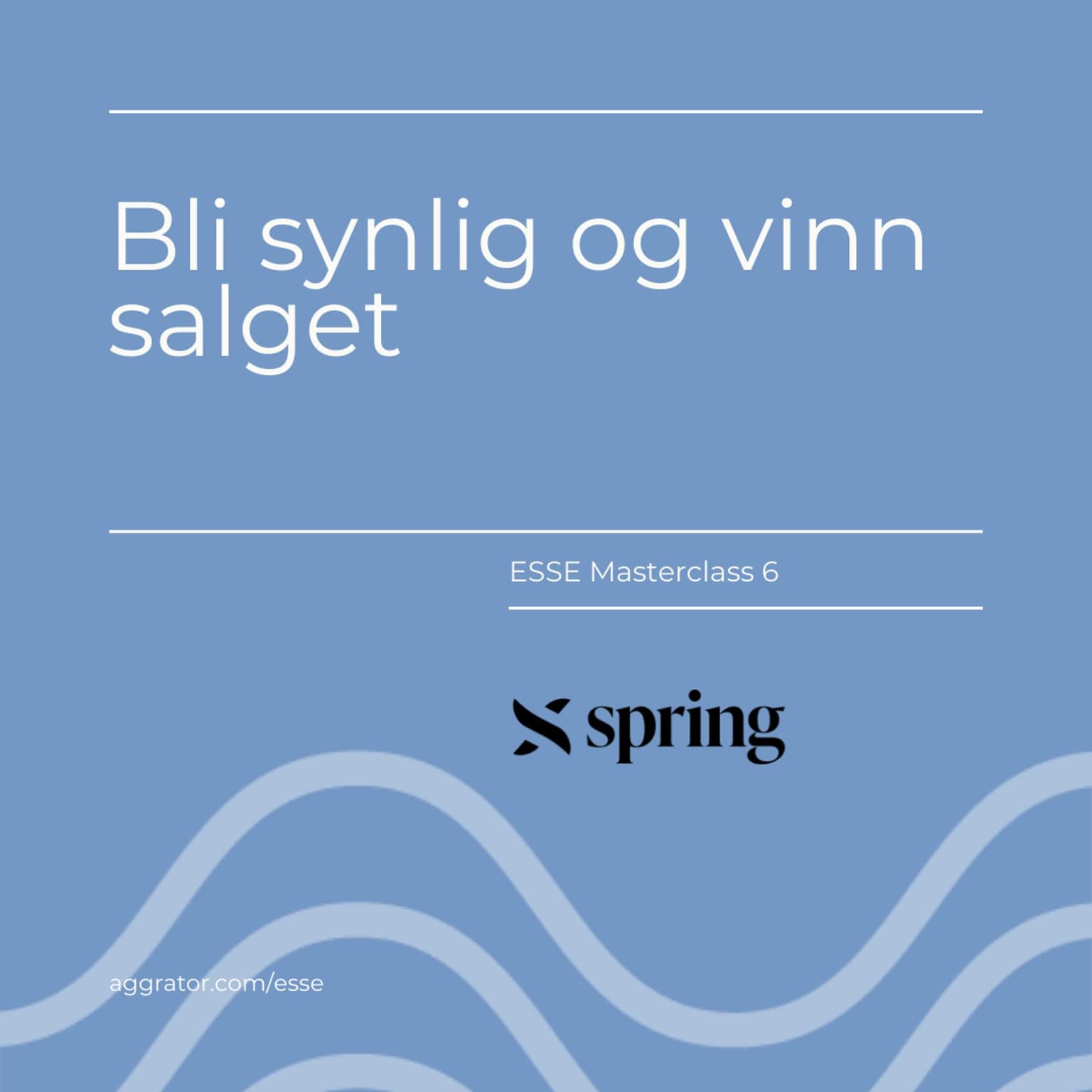 ESSE 6: Bli synlig og vinn salget