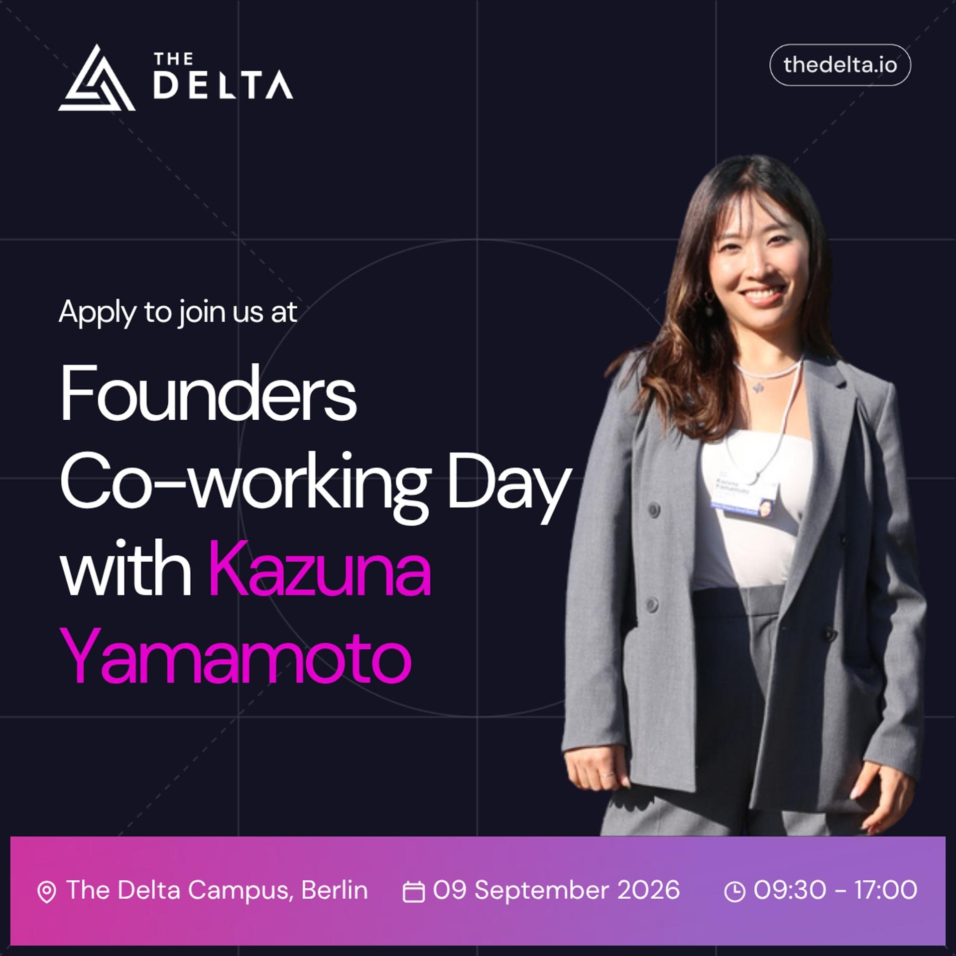 Founders Co-working Day with Kazuna Yamamoto