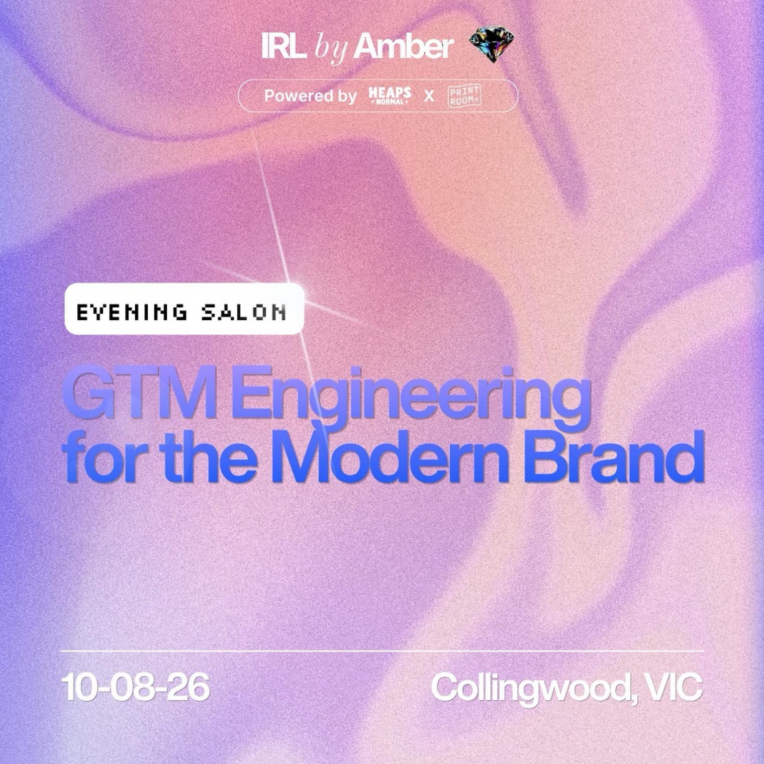 GTM Engineering for the Modern Brand. ~ An Evening Salon.