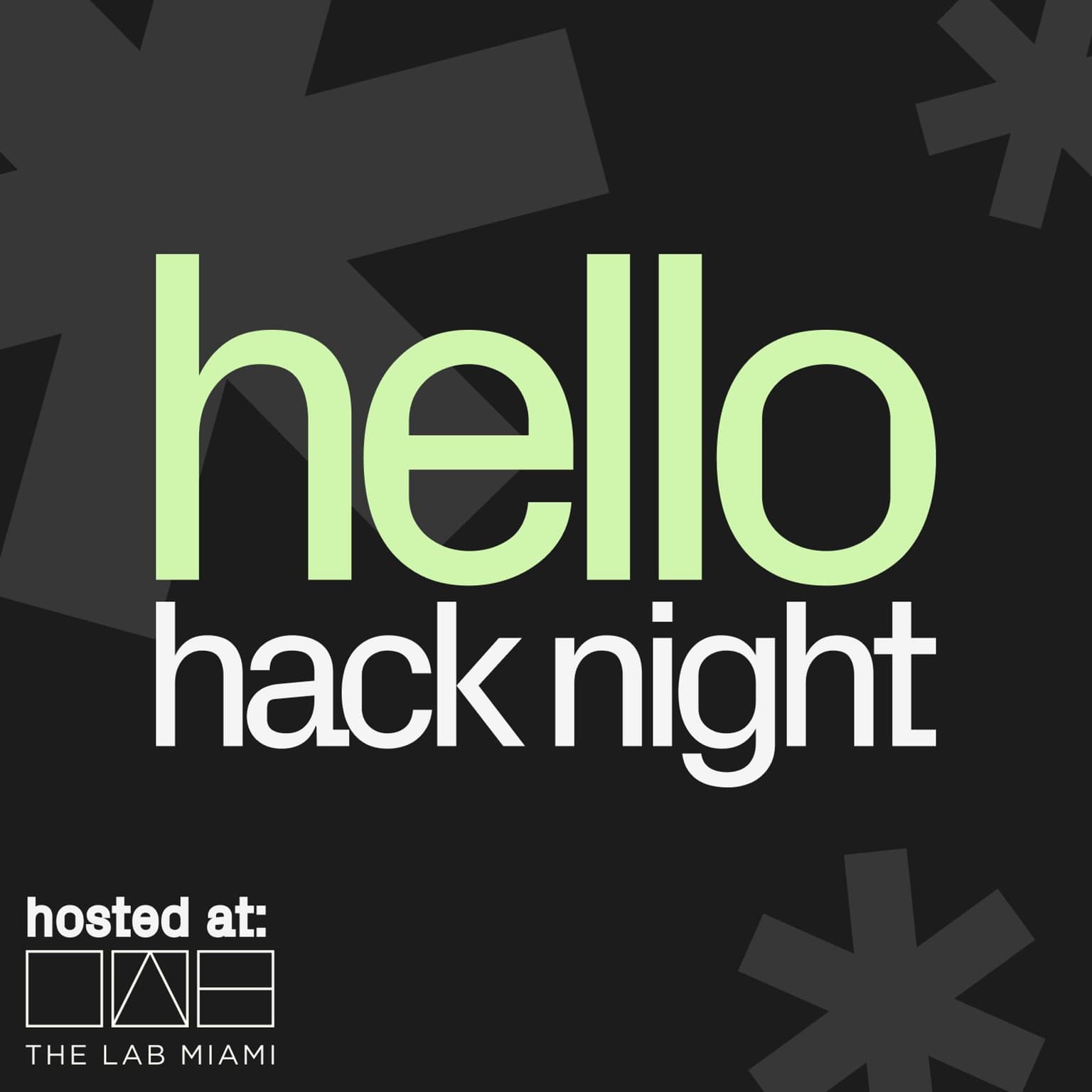 hack night v0.155 - Wynwood