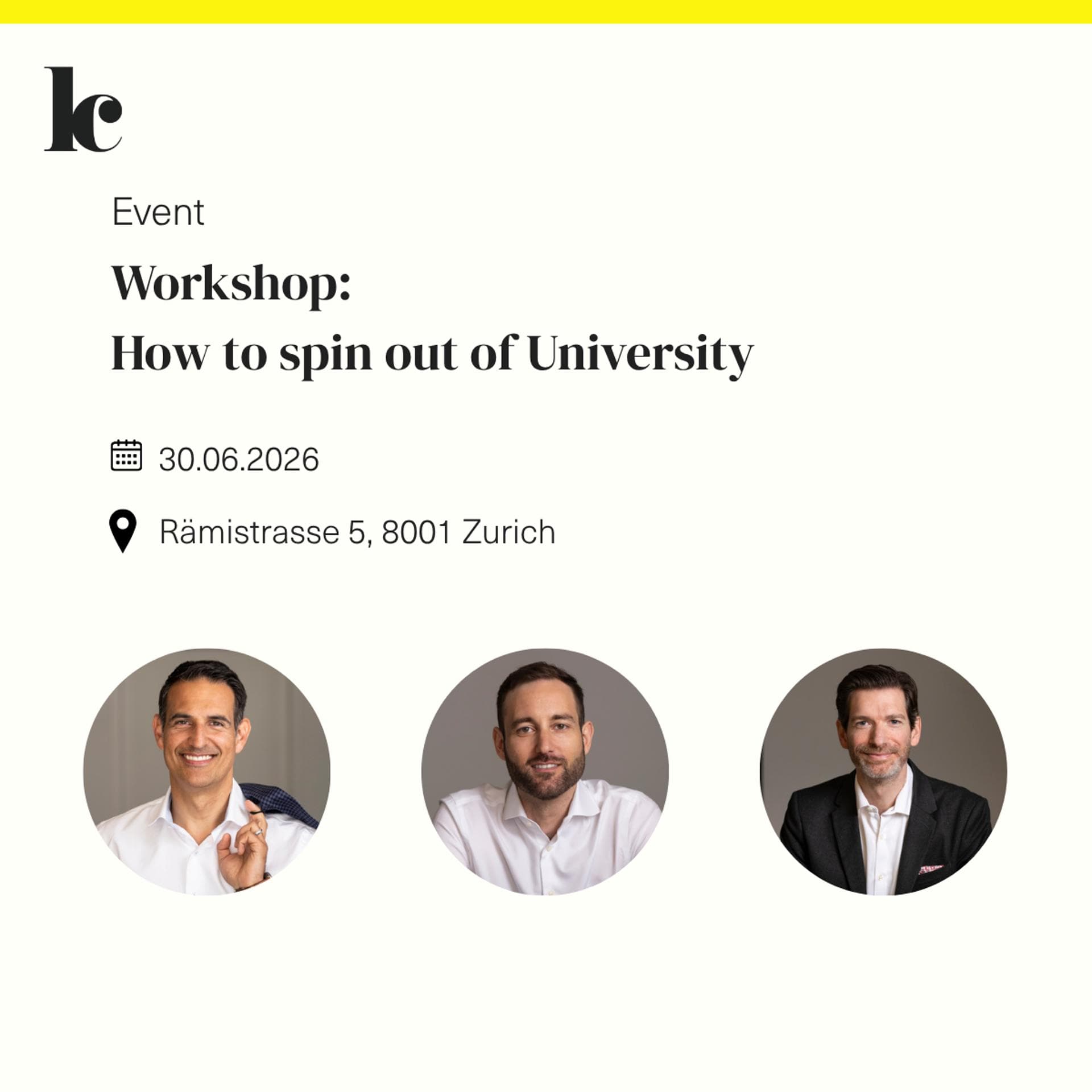 How to spin out of University