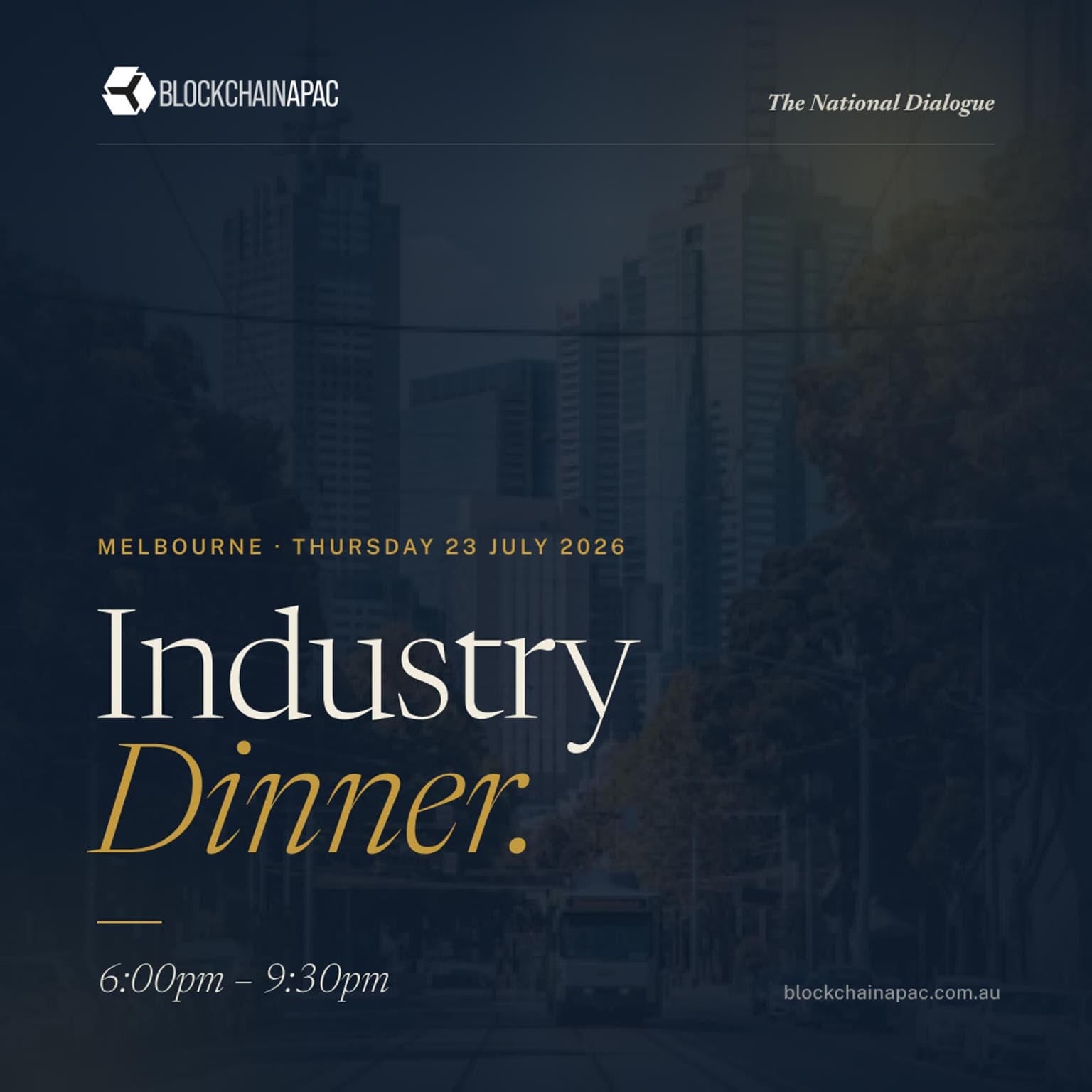 Industry Dinner | The National Dialogue: Canberra