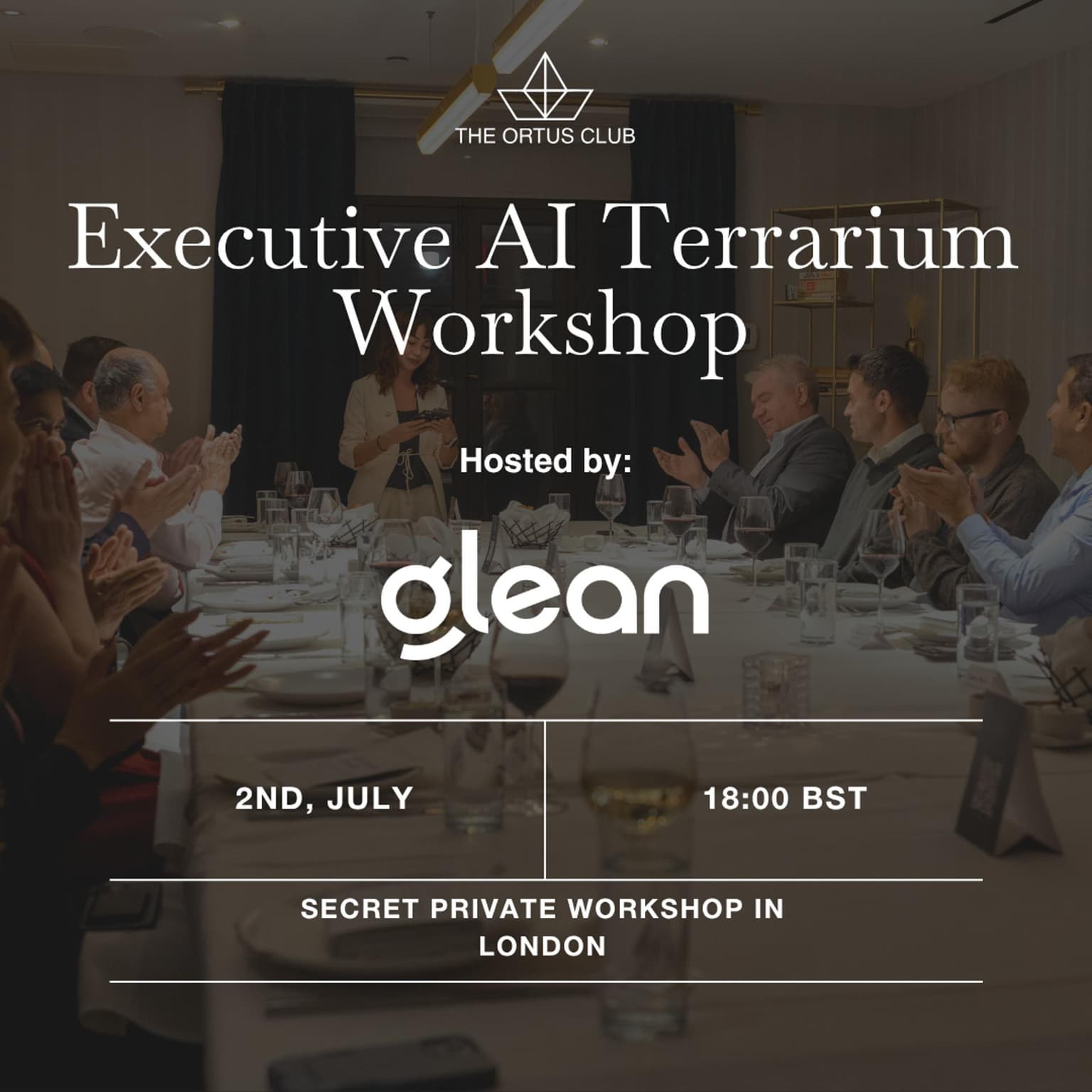 Join Us for an Exclusive Executive Workshop & Evening