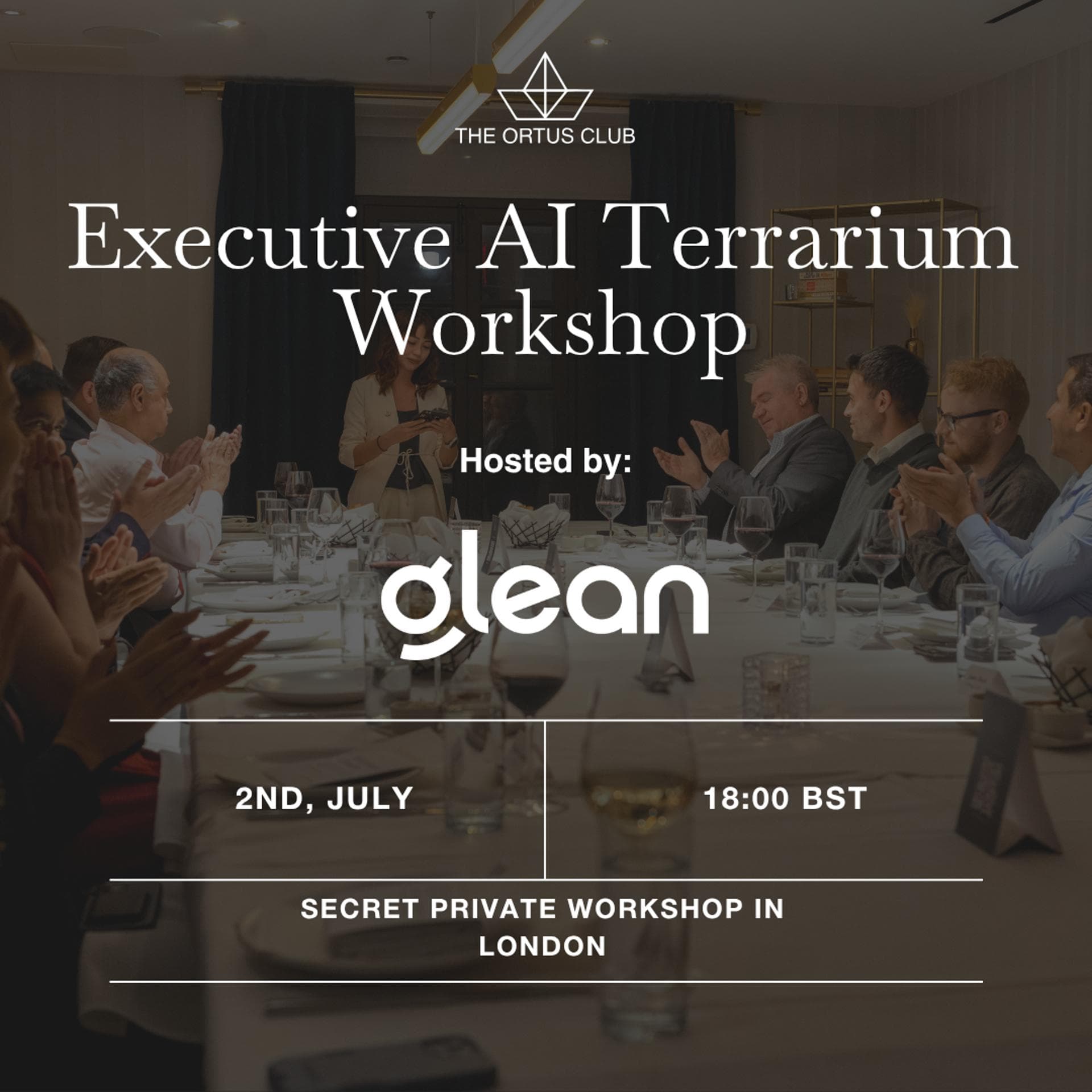 Join Us for an Exclusive Executive Workshop & Evening