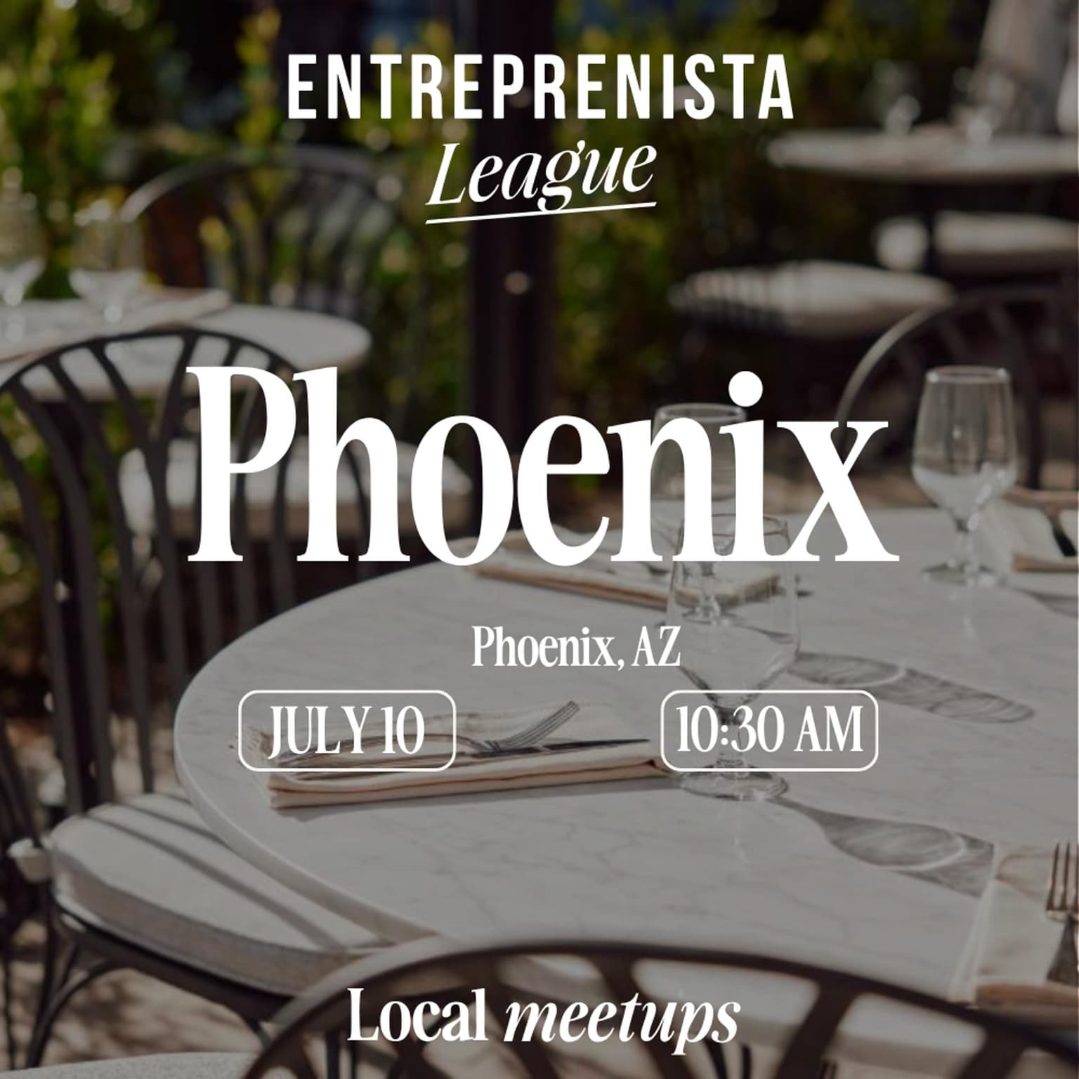 Local Meetup in Phoenix, AZ!
