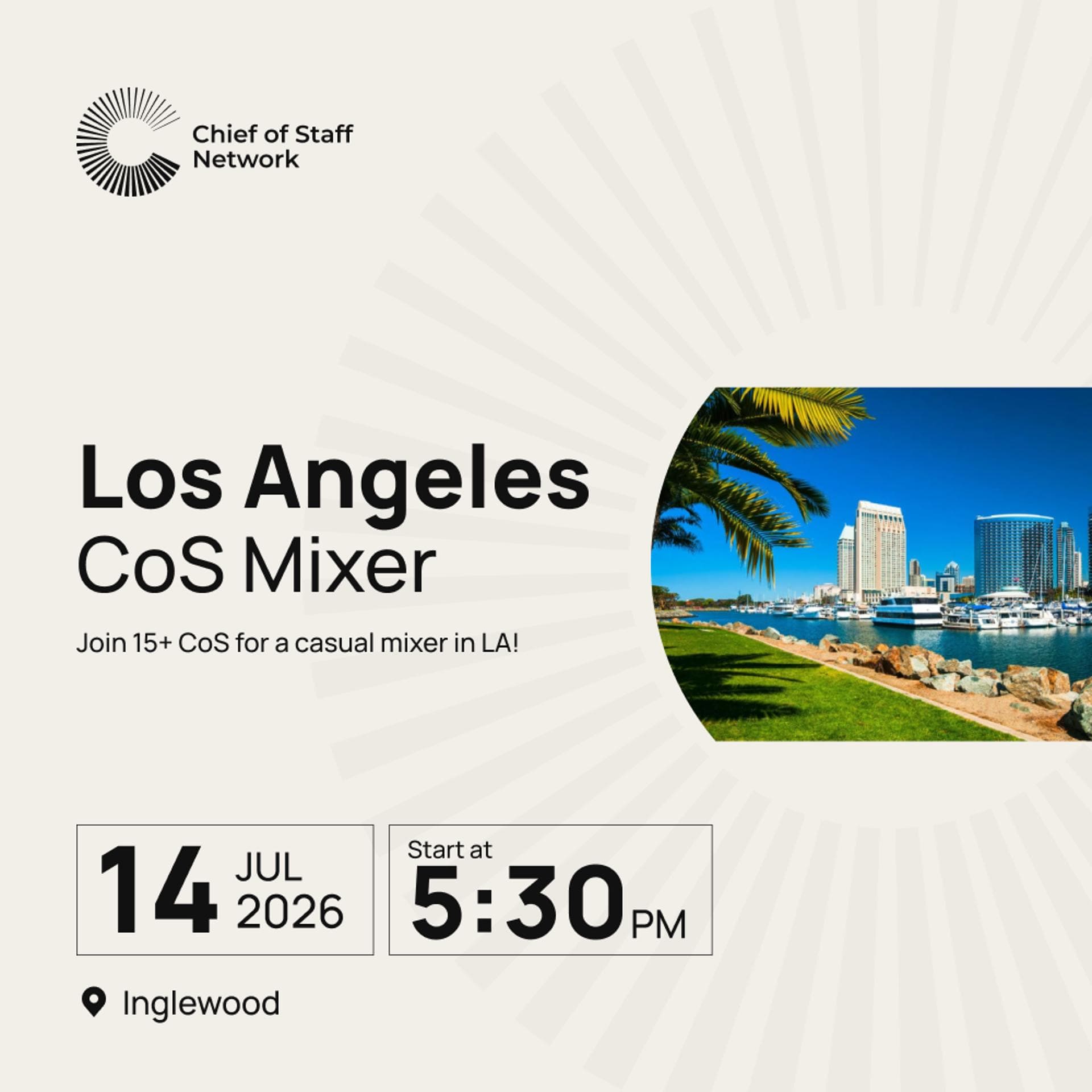 Los Angeles Chief of Staff Mixer (Jul 14)