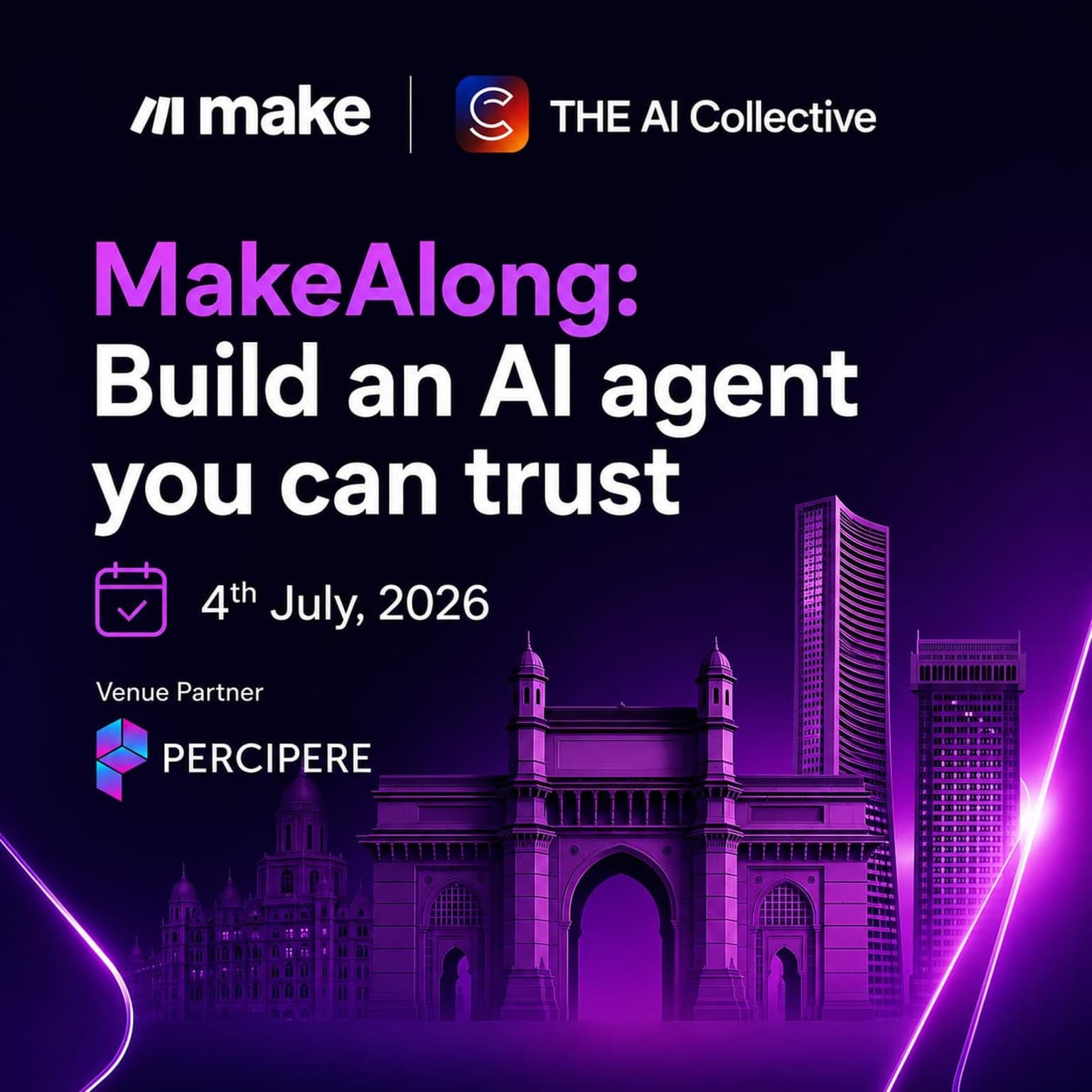 MakeAlong: Build an AI agent you can trust (w/ The AI Collective Mumbai)