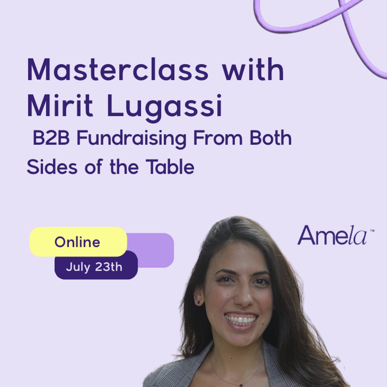 Masterclass with Mirit Lugassi: B2B Fundraising From Both Sides of the Table