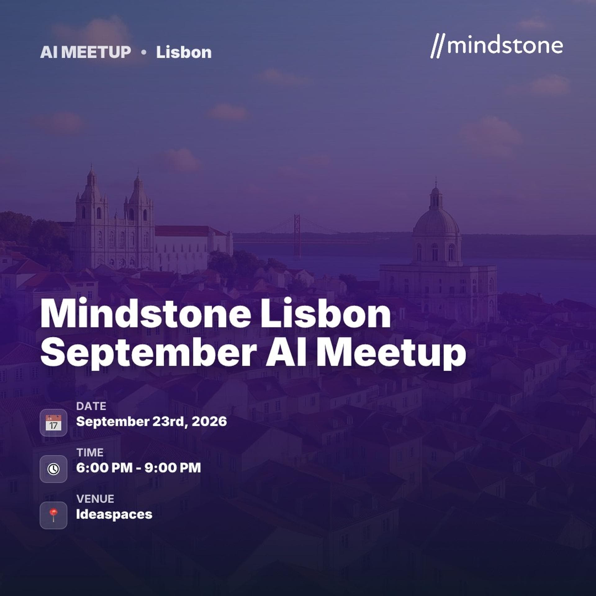 Mindstone Lisbon September AI Meetup