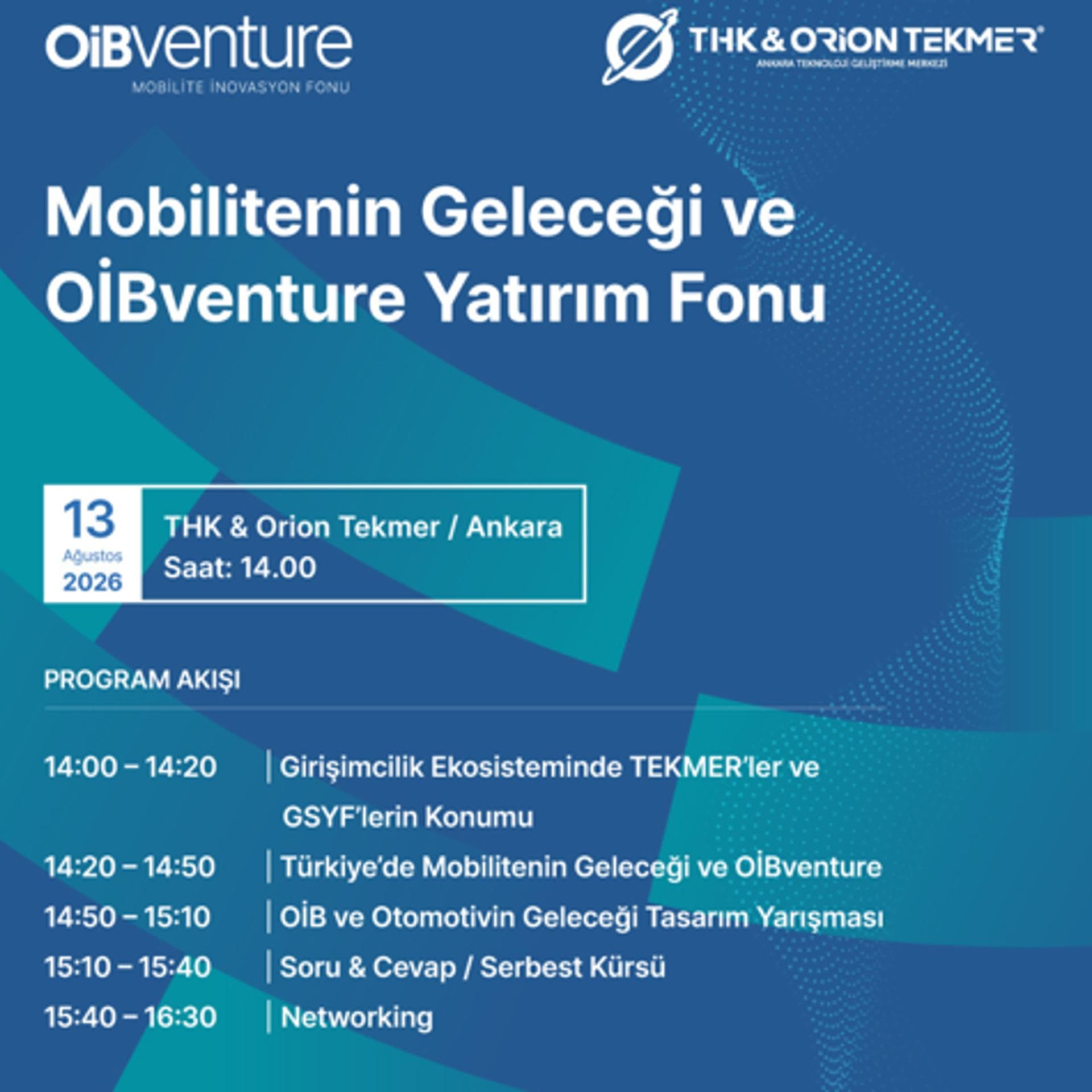 Mobilitenin Geleceği ve OİBventure Yatırım Fonu