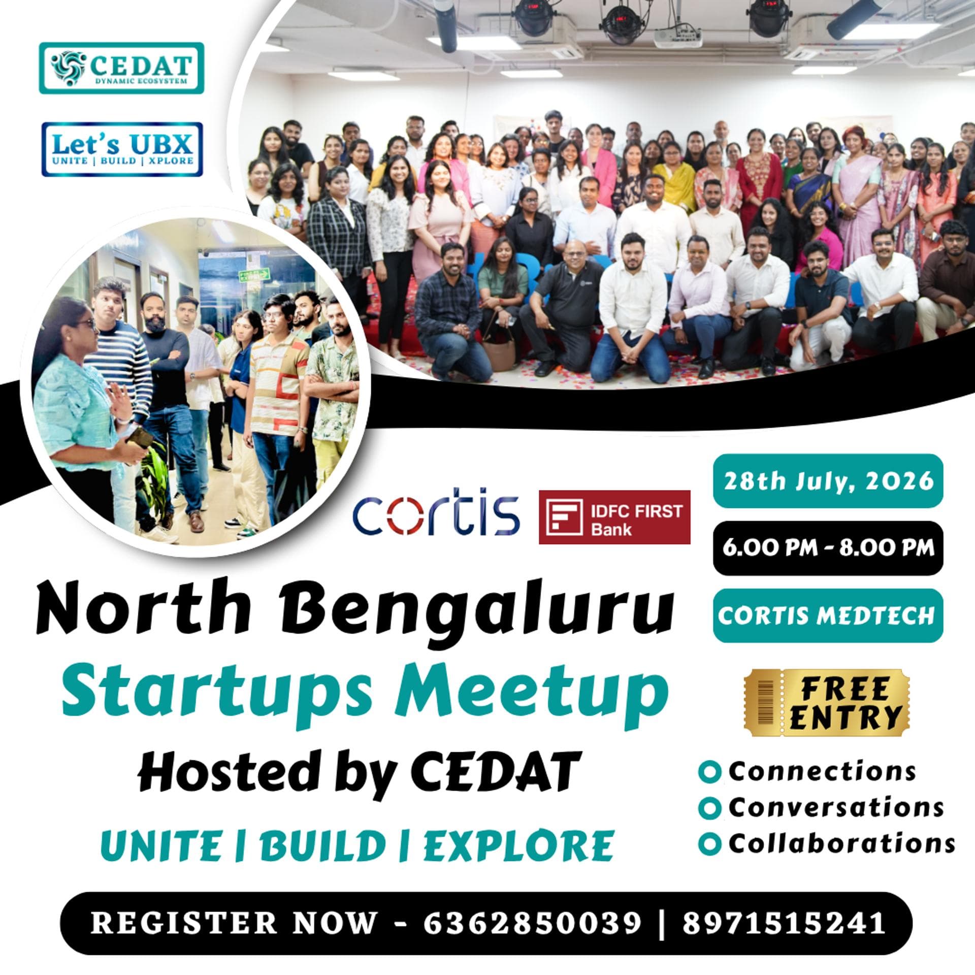 North Bengaluru Startups Meetup by CEDAT