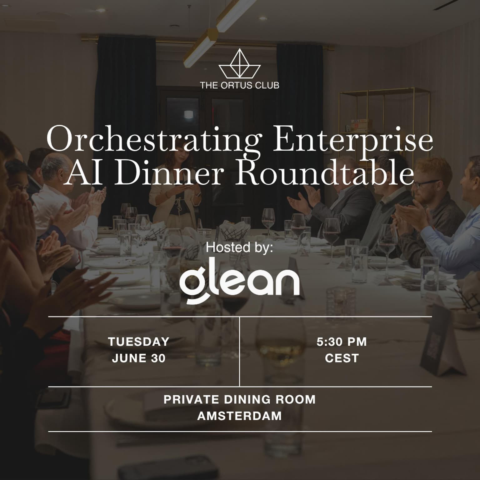 Orchestrating Enterprise AI Dinner Roundtable