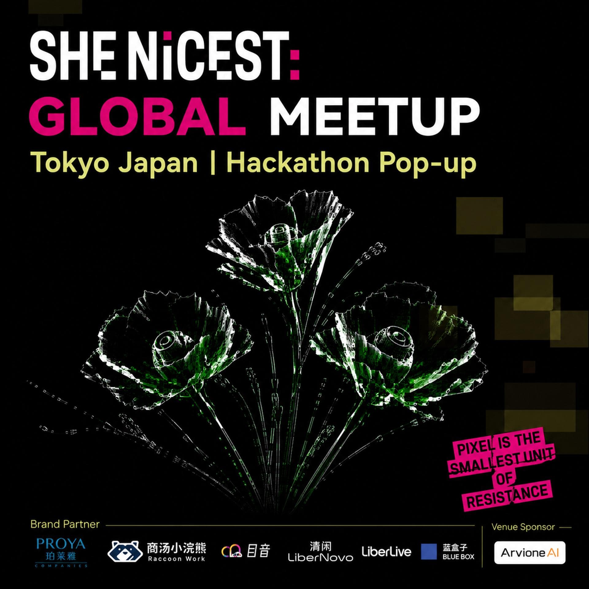 She Nicest Global Hackathon pop-up |Tokyo, Japan