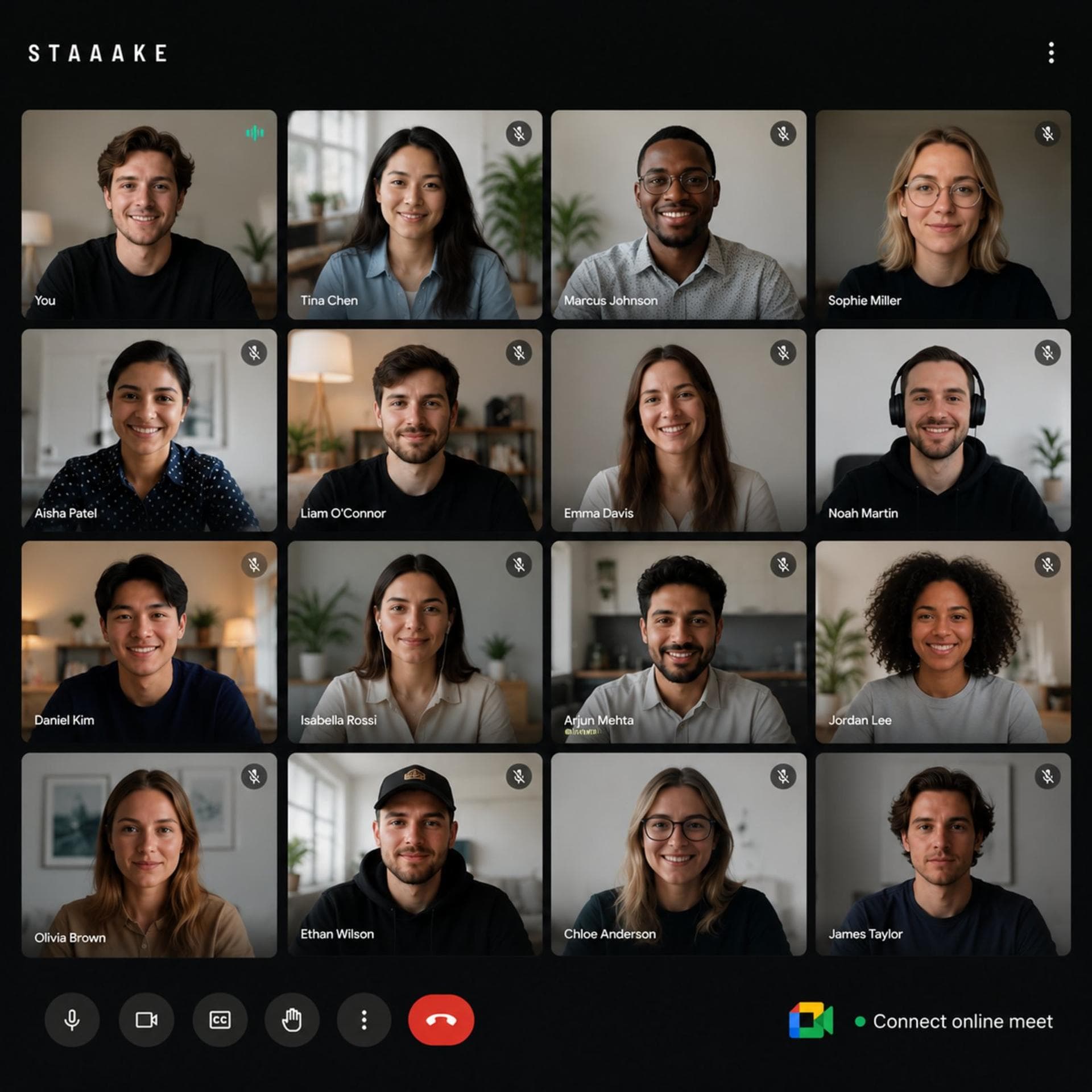staaake Founders & Creators Tech/AI — Weekly Online Meet