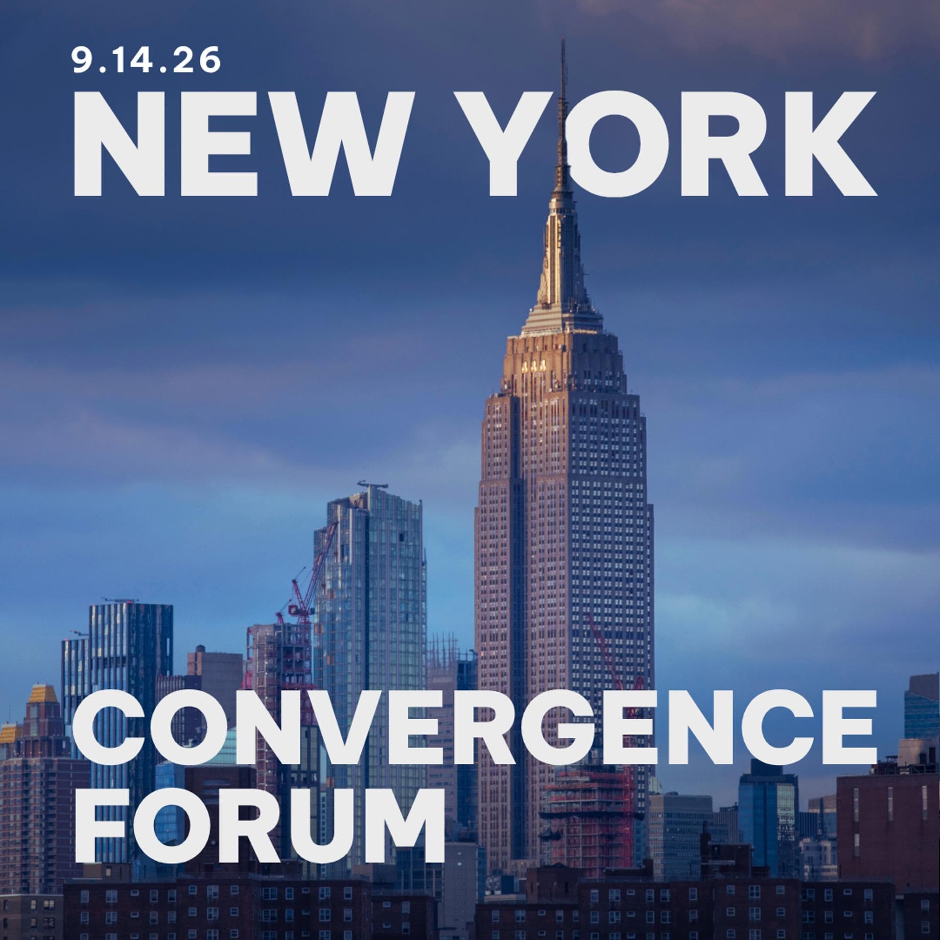 TDC Convergence Forum NYC