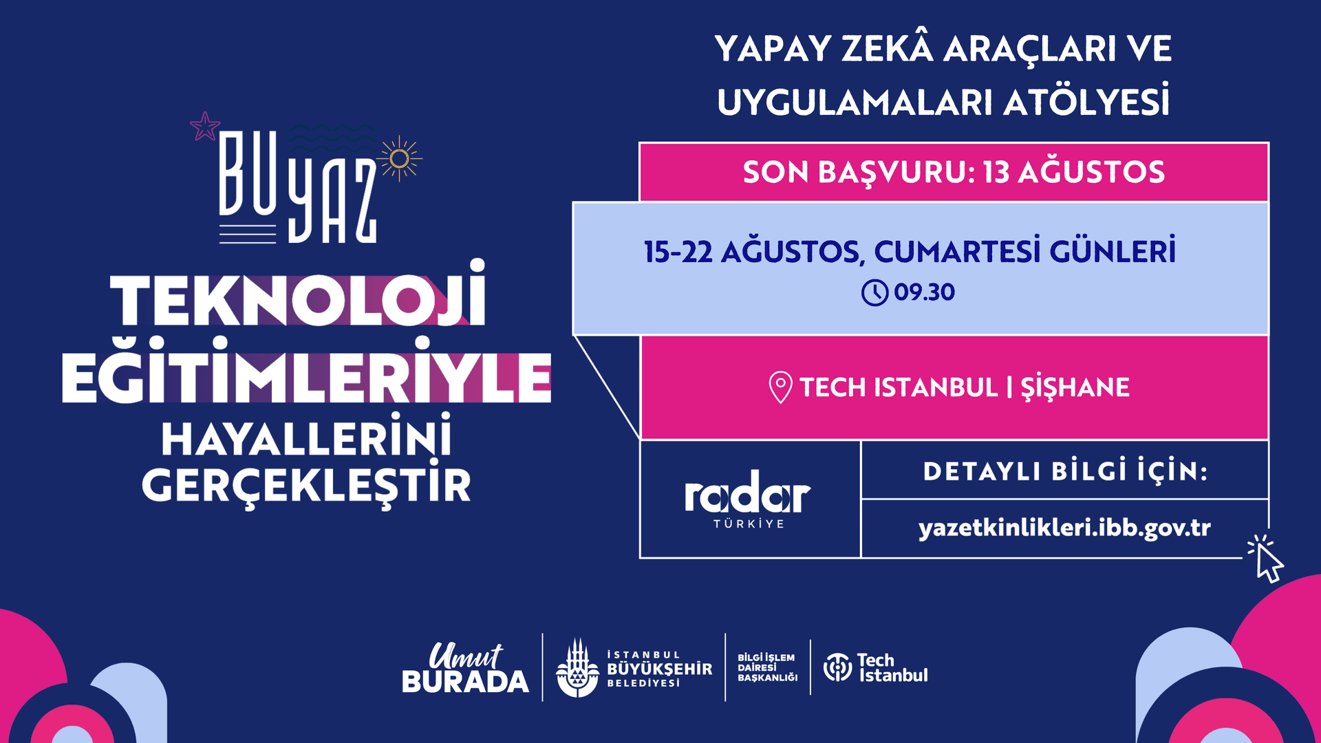 Yapay Zeka Araçları ve Uygulamaları Atölyesi