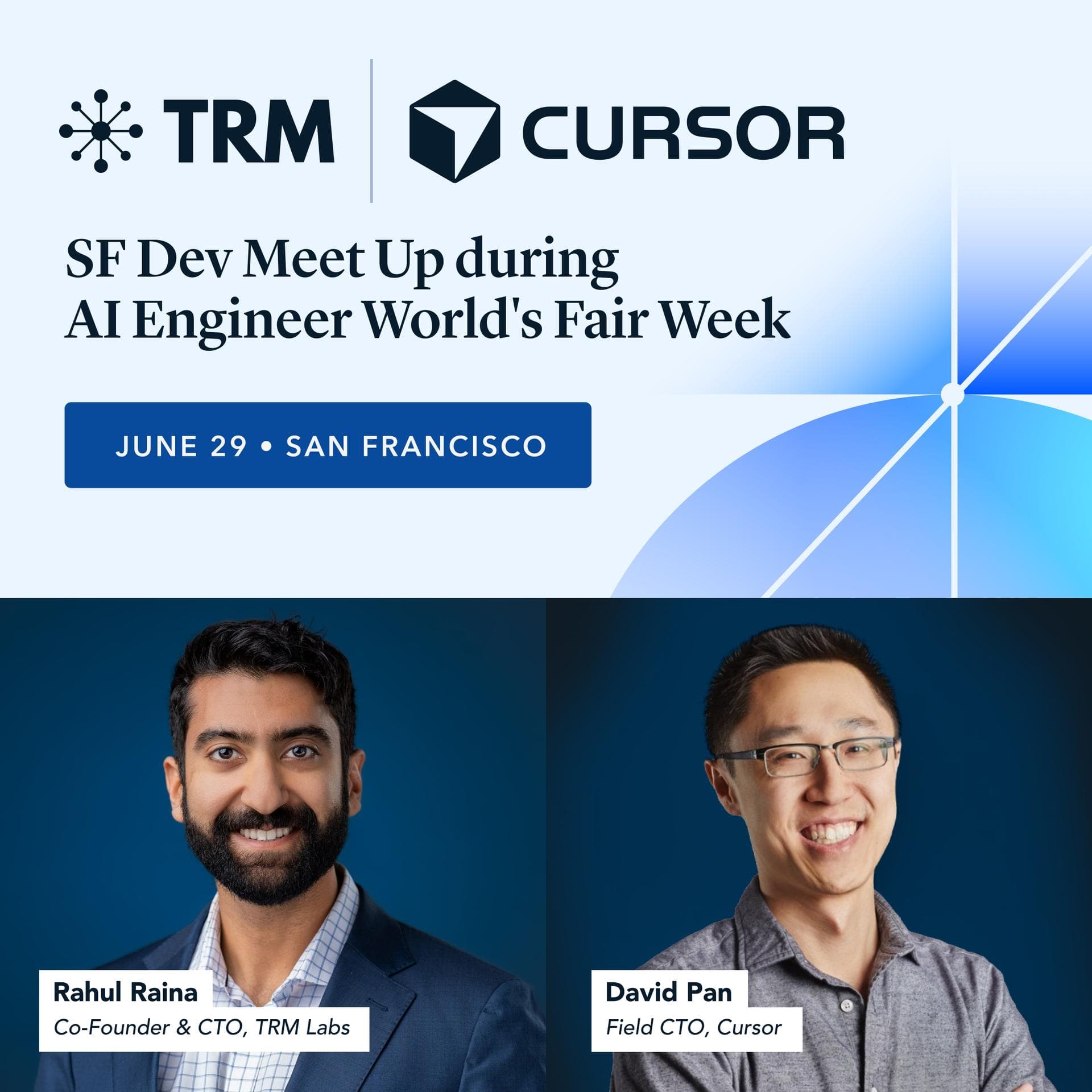 TRM x Cursor Dev Meet Up During AI Engineer World's Fair Week