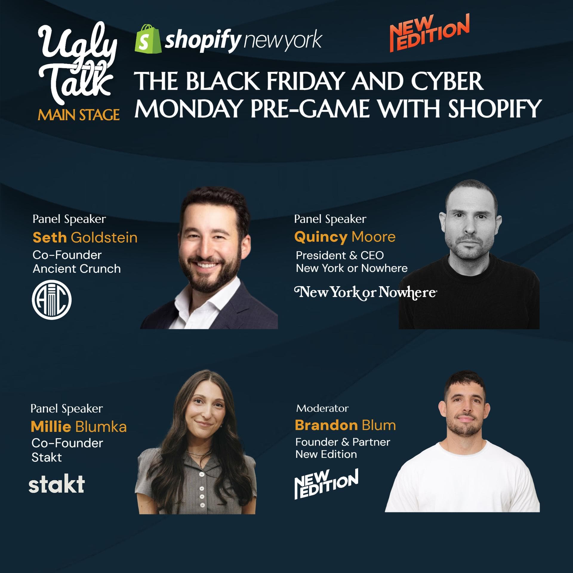 UGLY TALK: THE BLACK FRIDAY AND CYBER MONDAY PRE-GAME WITH SHOPIFY