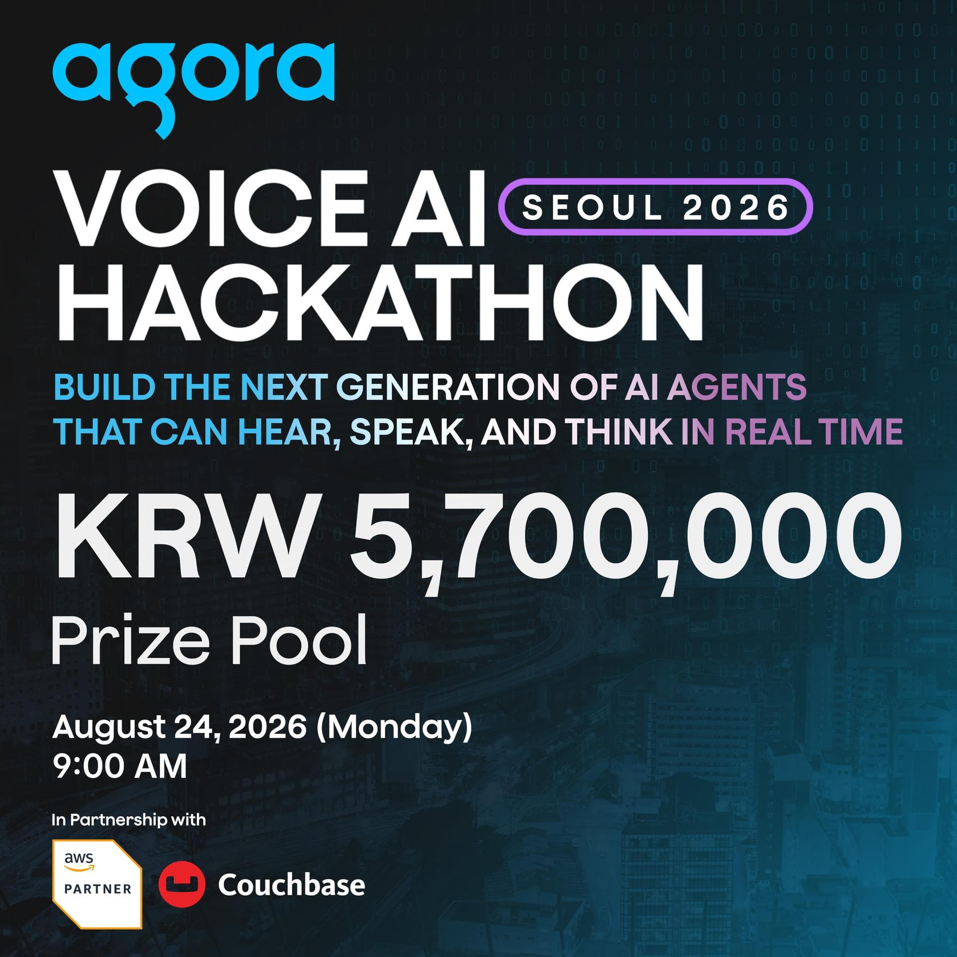 Voice AI Hackathon Seoul 2026: Build the Next Generation of AI Agents That Can Hear, Speak, and Think in Real Time