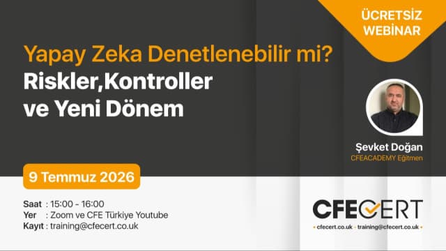 Ücretsiz Webinar - Yapay Zeka Denetlenebilir mi?