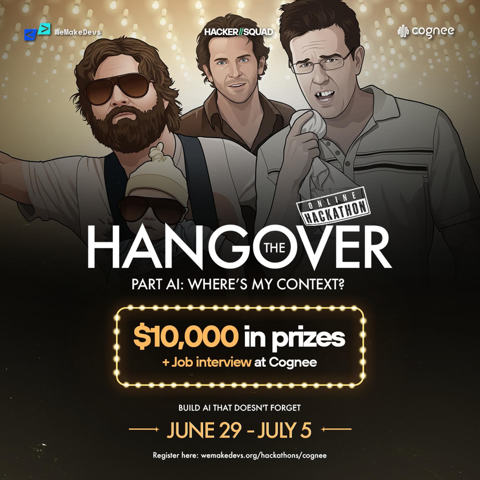 Win $10k - The Hangover Part AI Hackathon