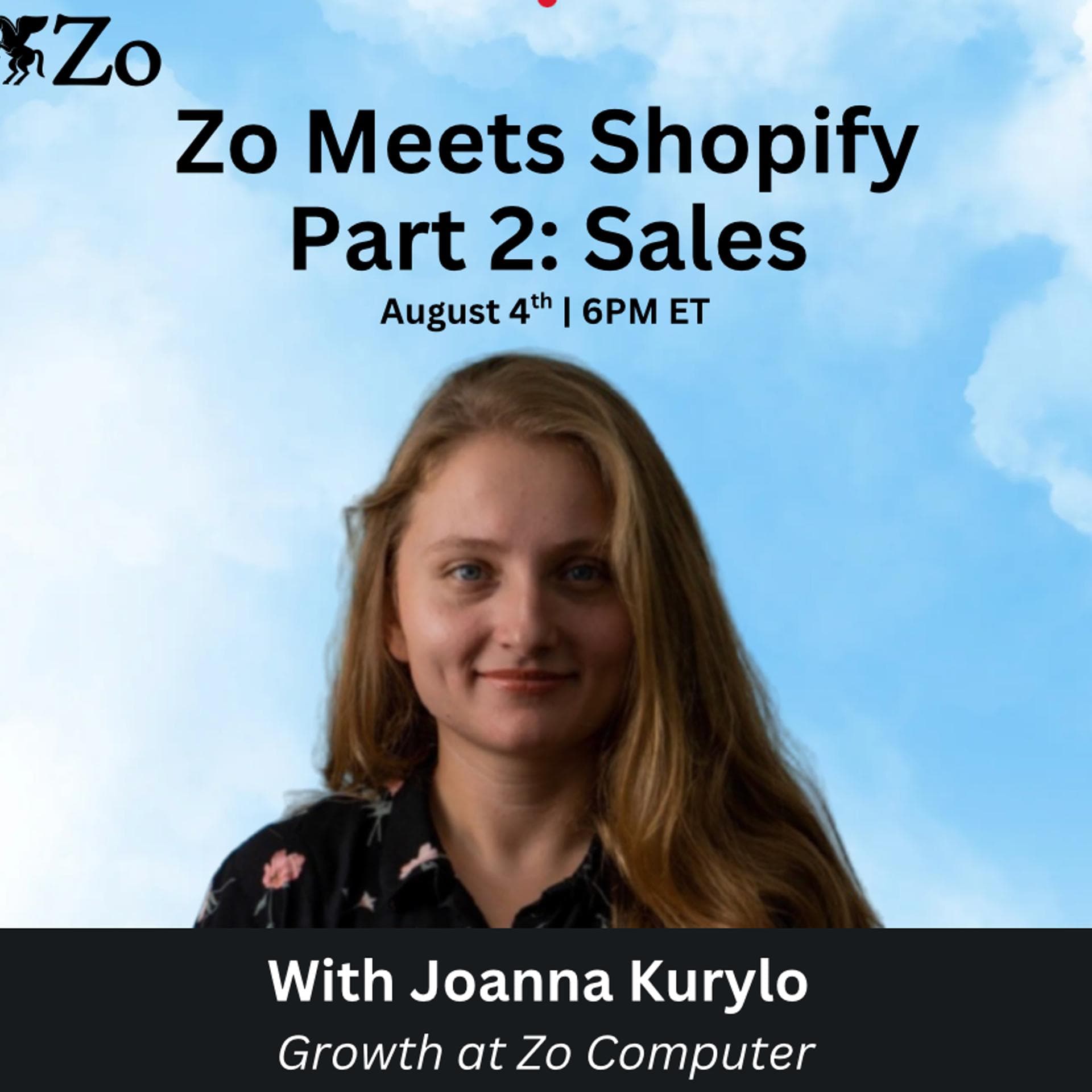Zo Meets Shopify Part 2: Sales